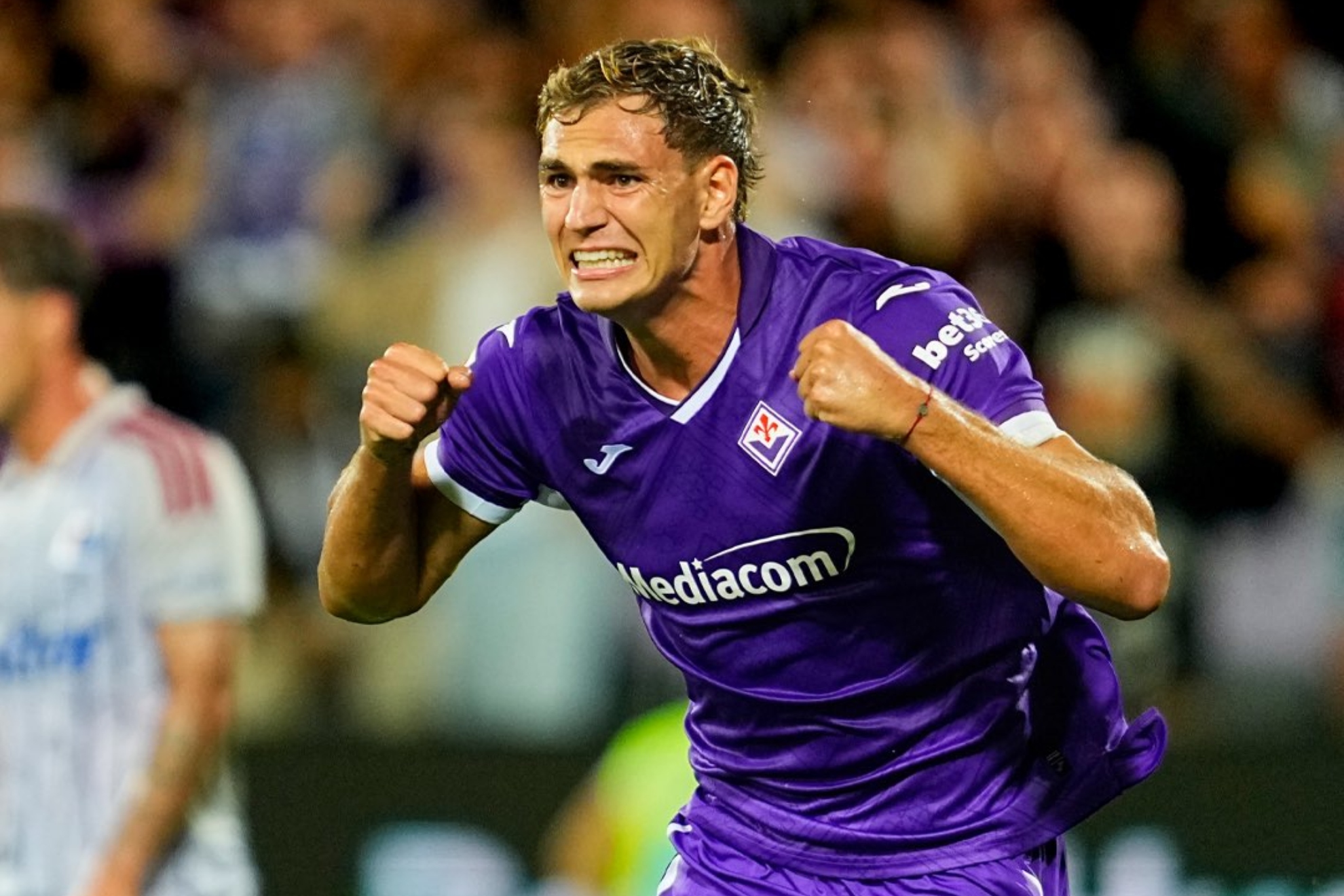 Pellegrino anota para la Fiorentina. FIORENTINA.
