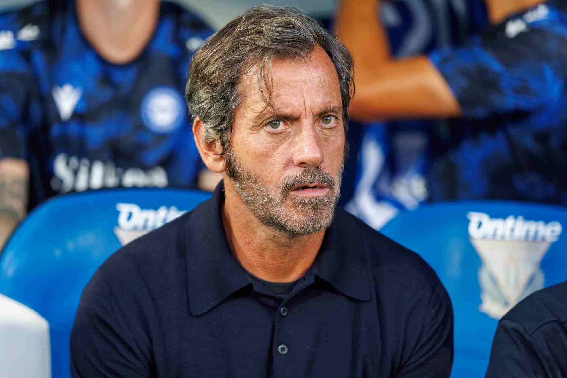Quique Sánchez Flores, durante el partido ante el Valencia MARCA