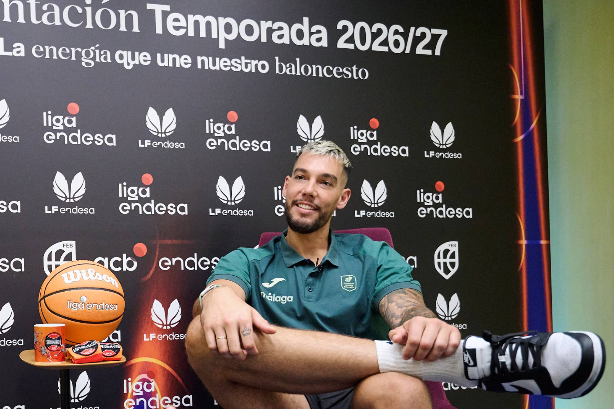 Willy Hernangómez, durante la presentación de la Liga Endesa. ACB PHOTO