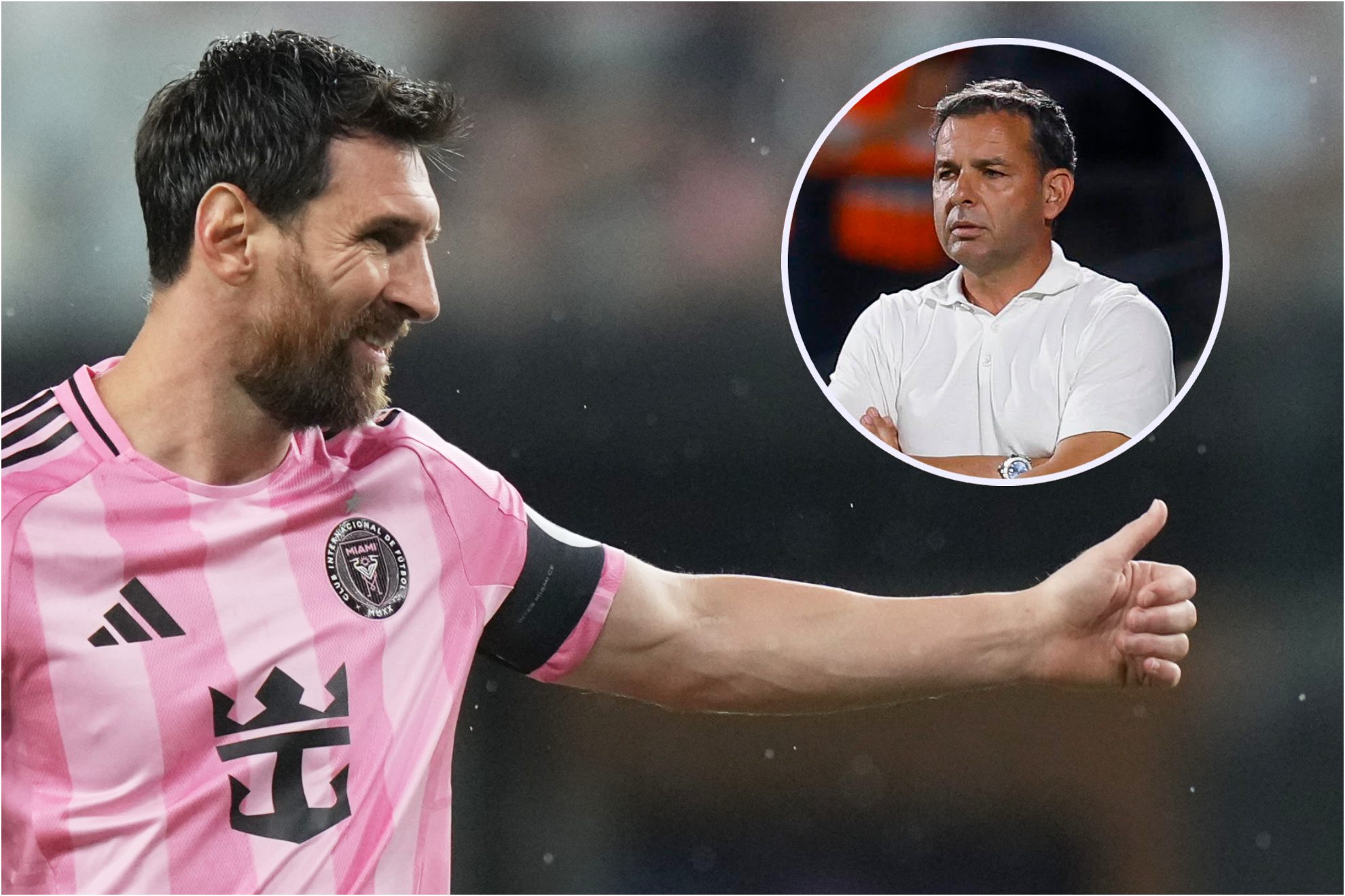 Messi y Calleja LAPRESSE