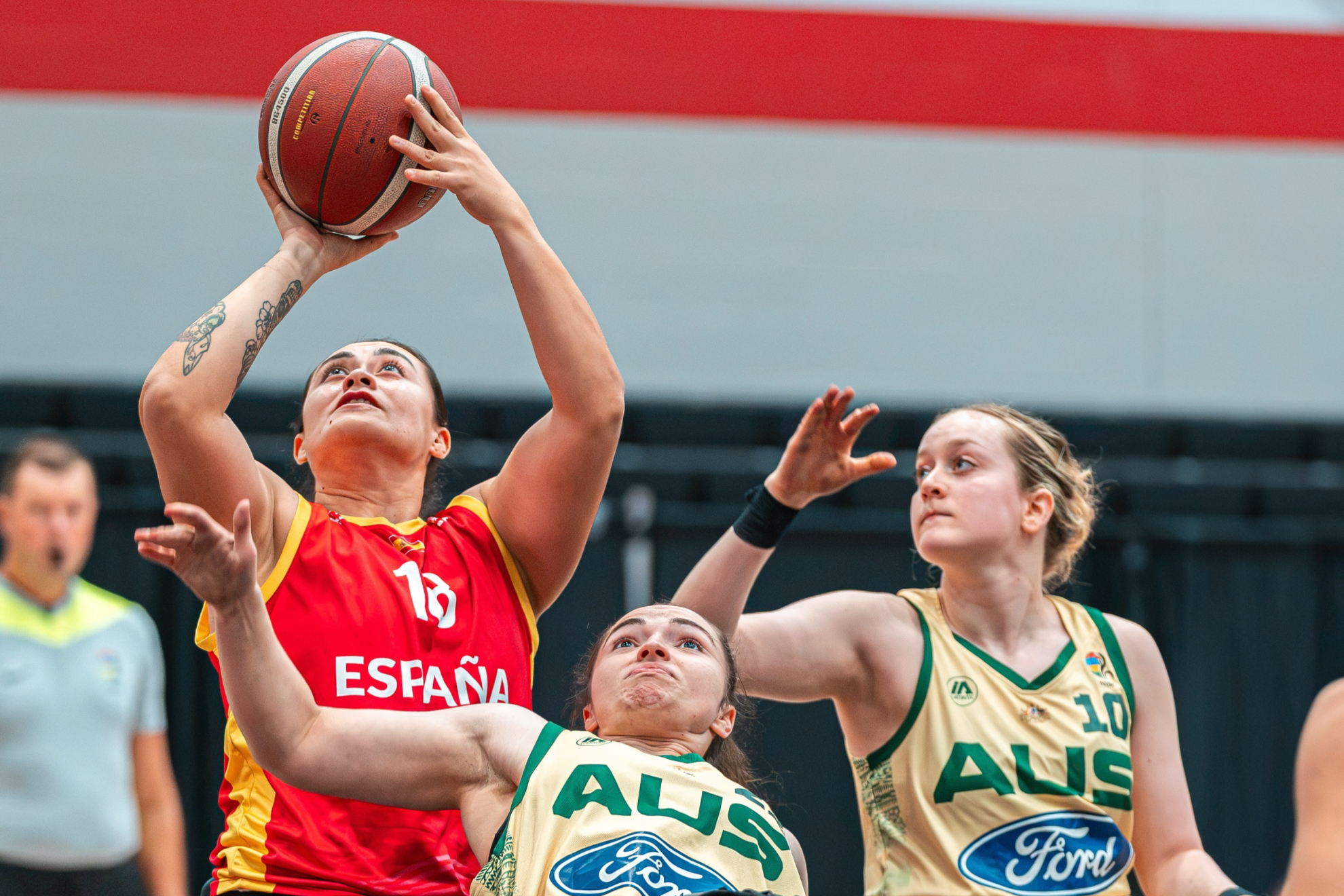 Partido entre España y Australia en el Mundial de Ottawa. IWBF