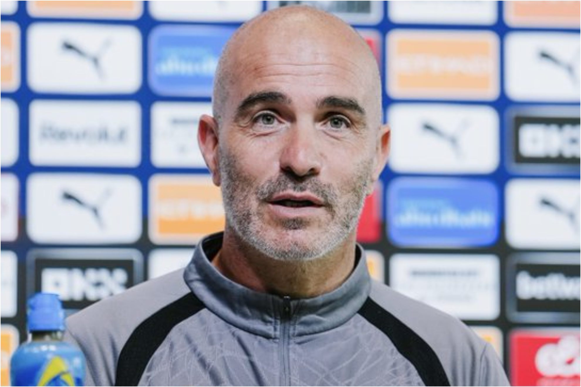 Enzo Maresca, en rueda de prensa.