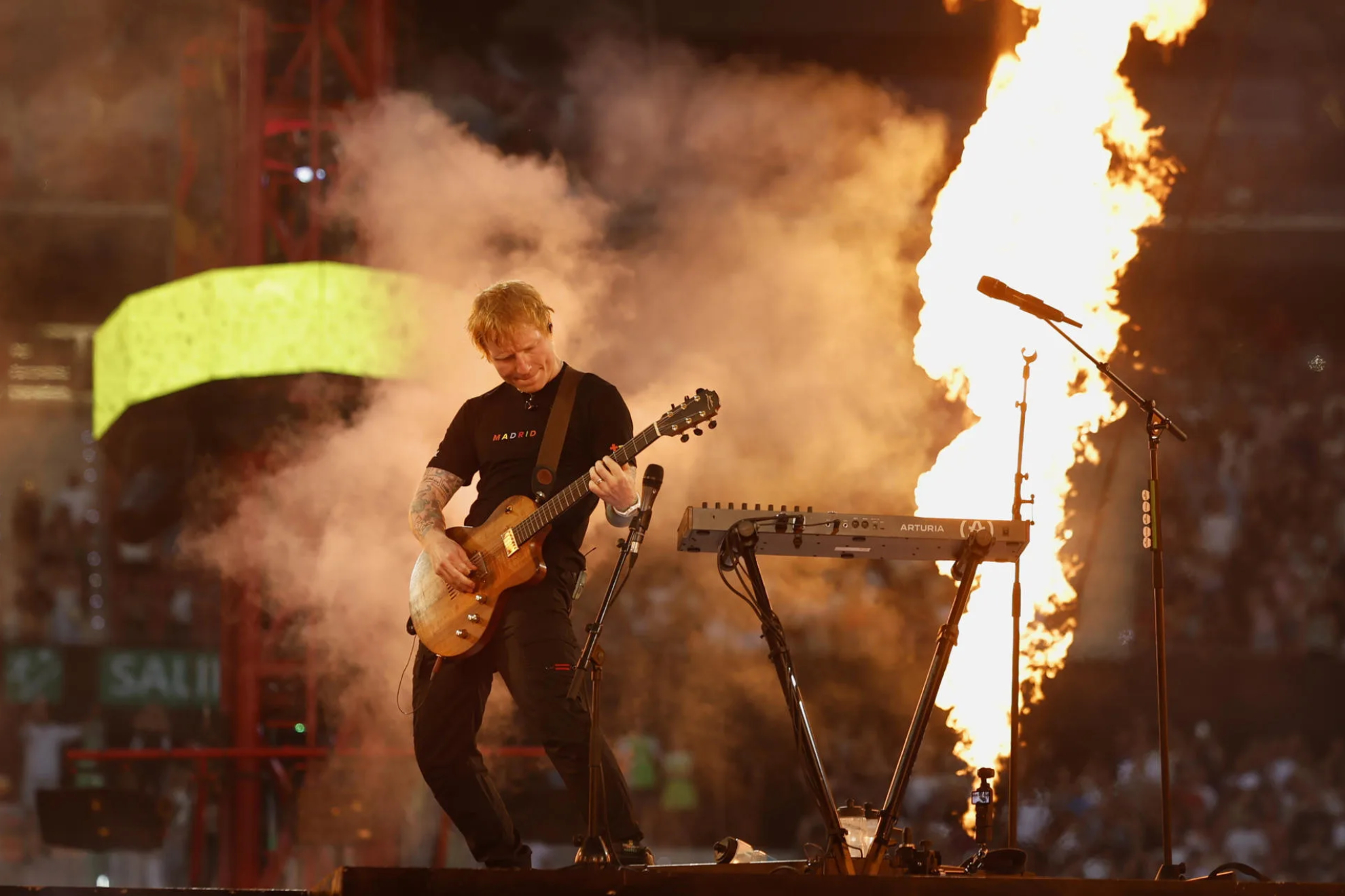 Ed Sheeran en el escenario EFE