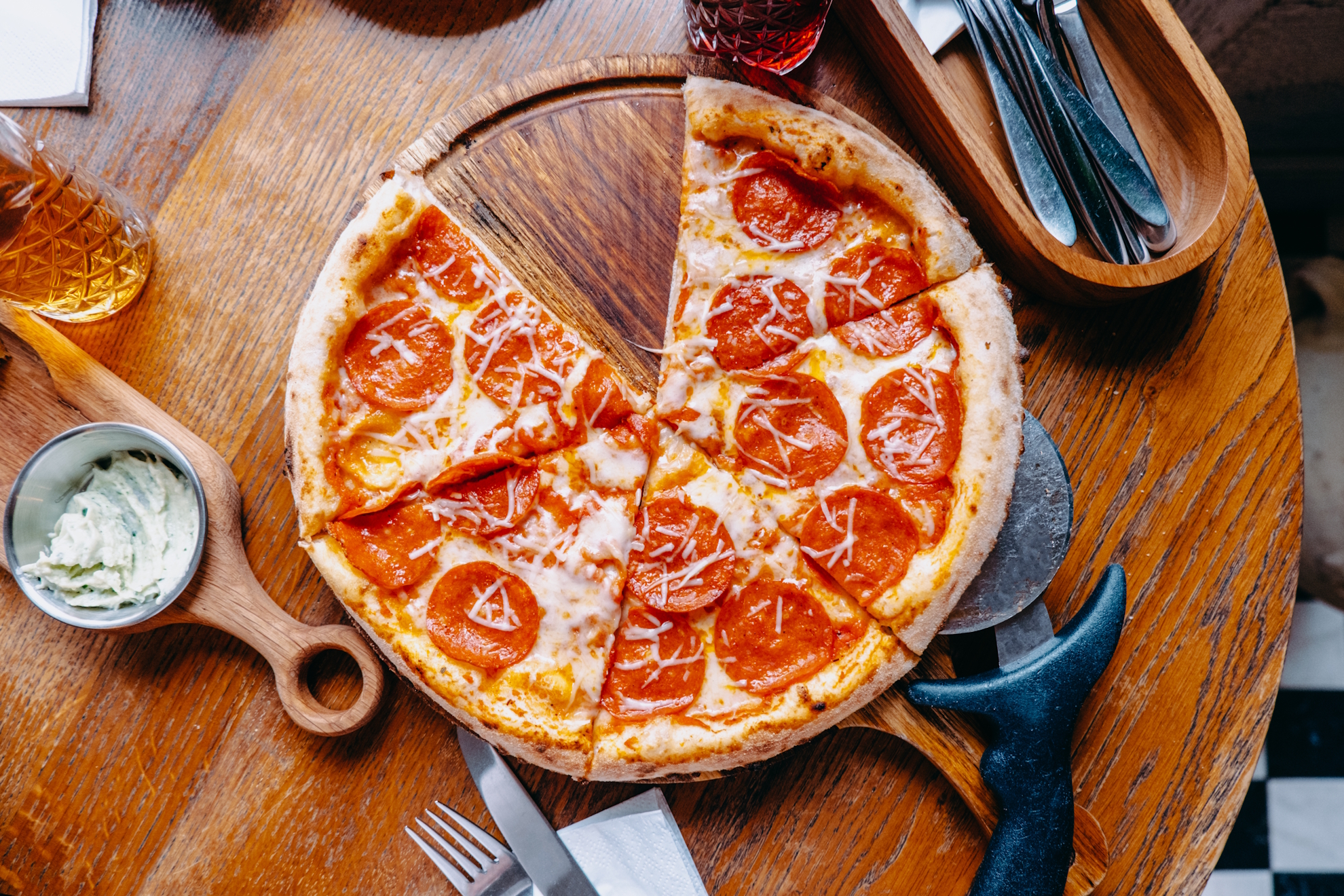 Una pizza. Getty
