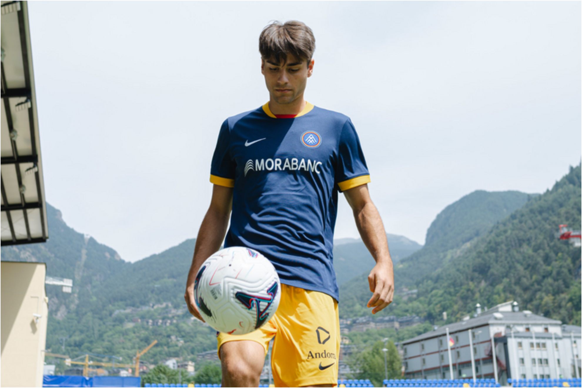 Hugo Solozábal, con el Andorra FC Andorra FC