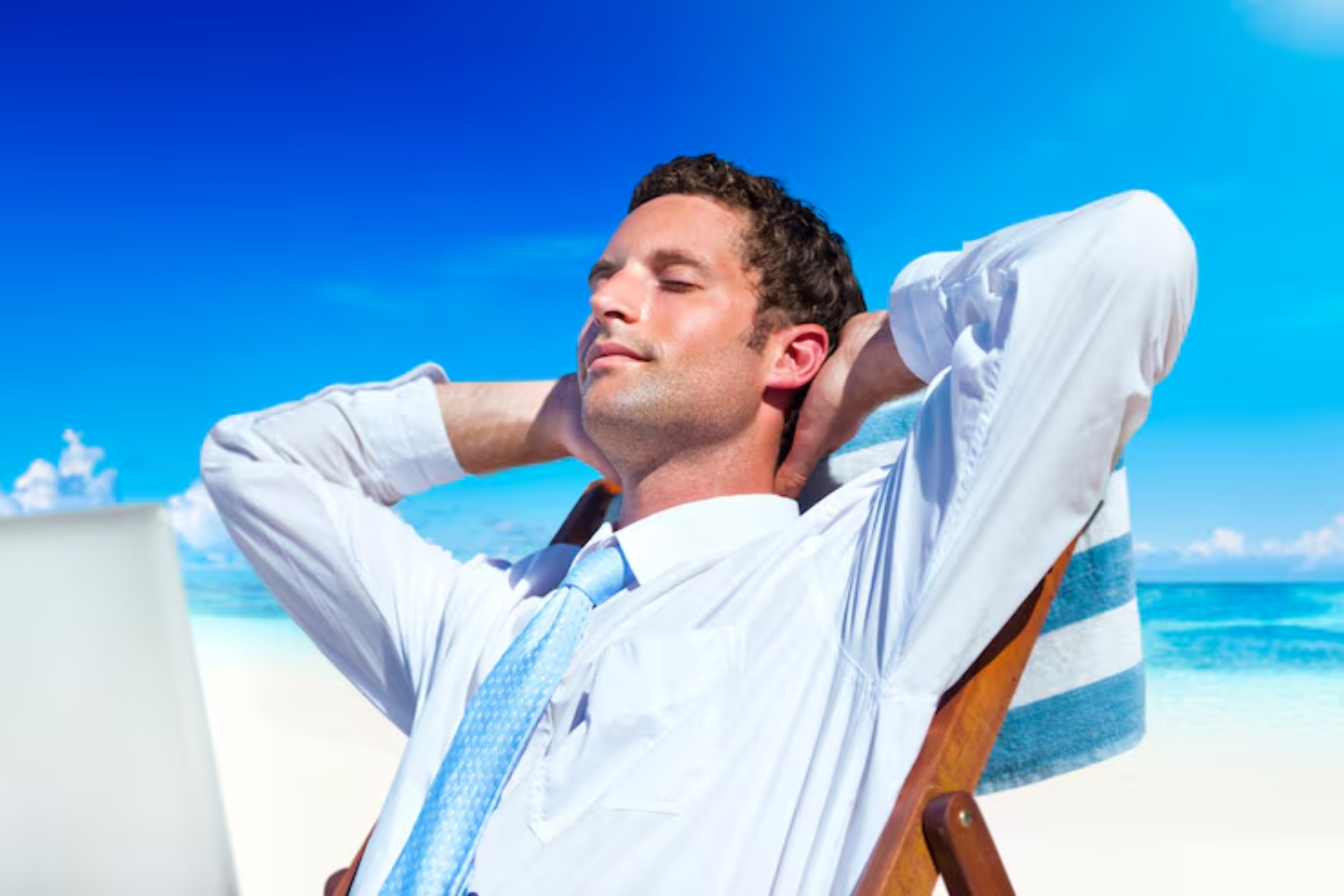 Empleado de vacaciones Magnific