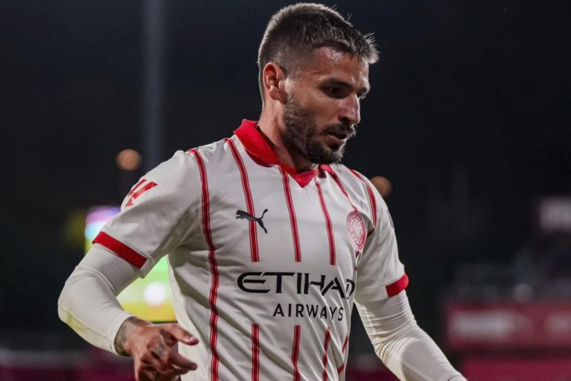 Portu, durante un partido. GIRONA
