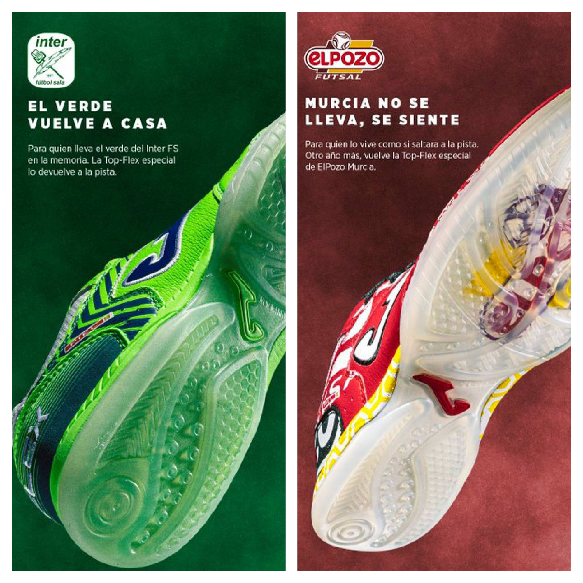 El Inter JP Financial y ElPozo Murcia presentan las Joma Top Flex que lucirán esta temporada INTER JP FINANCIAL/ELPOZO MURCIA