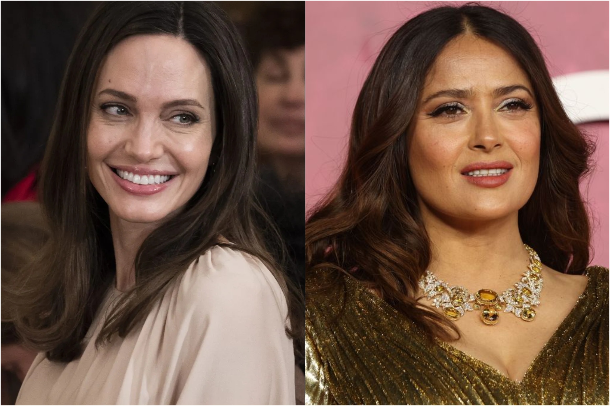Angelina Jolie se abre en canal sobre su amistad con Salma Hayek EFE