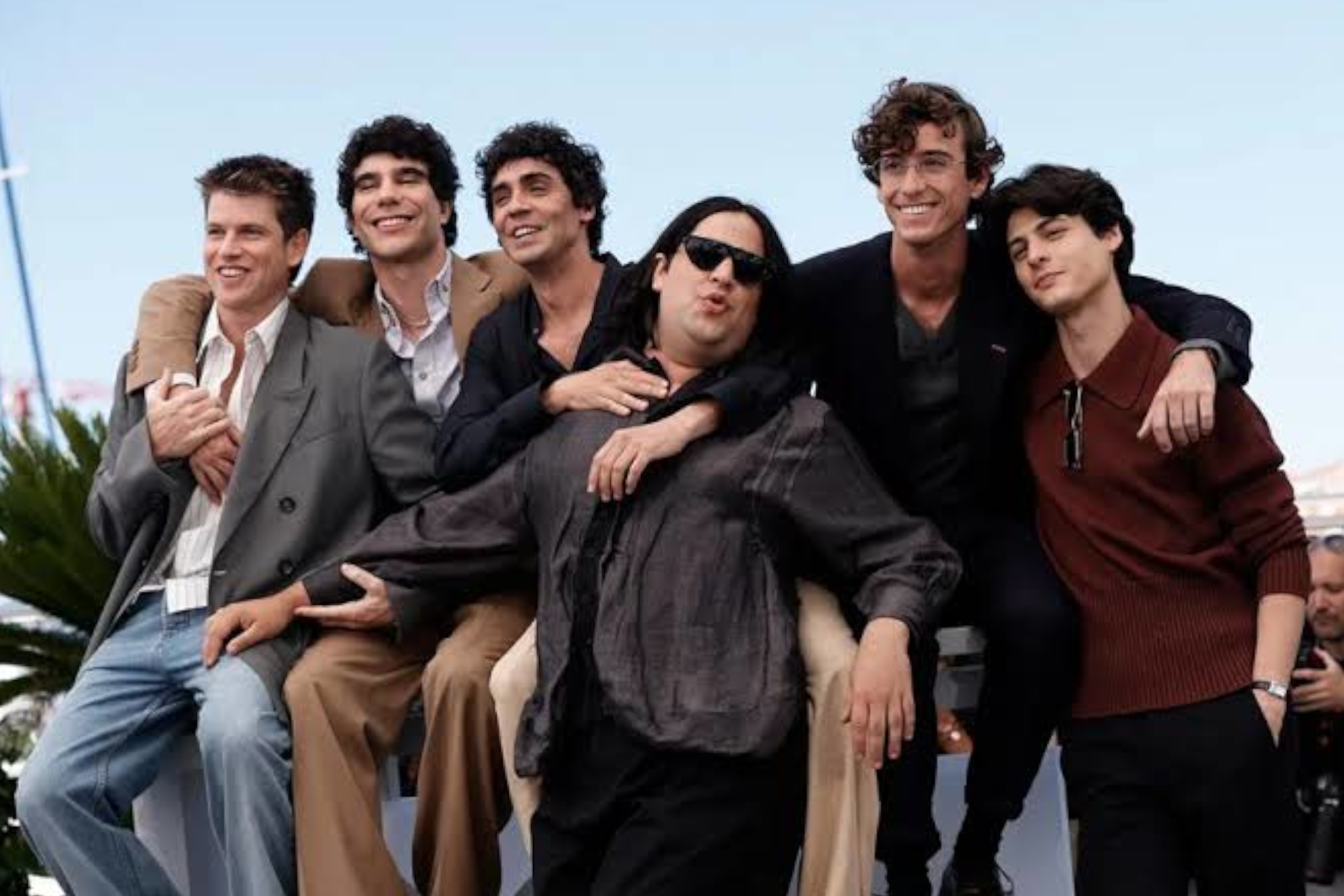 El equipo de 'La bola negra' en la presentación de la película en el festival de Cannes EFE