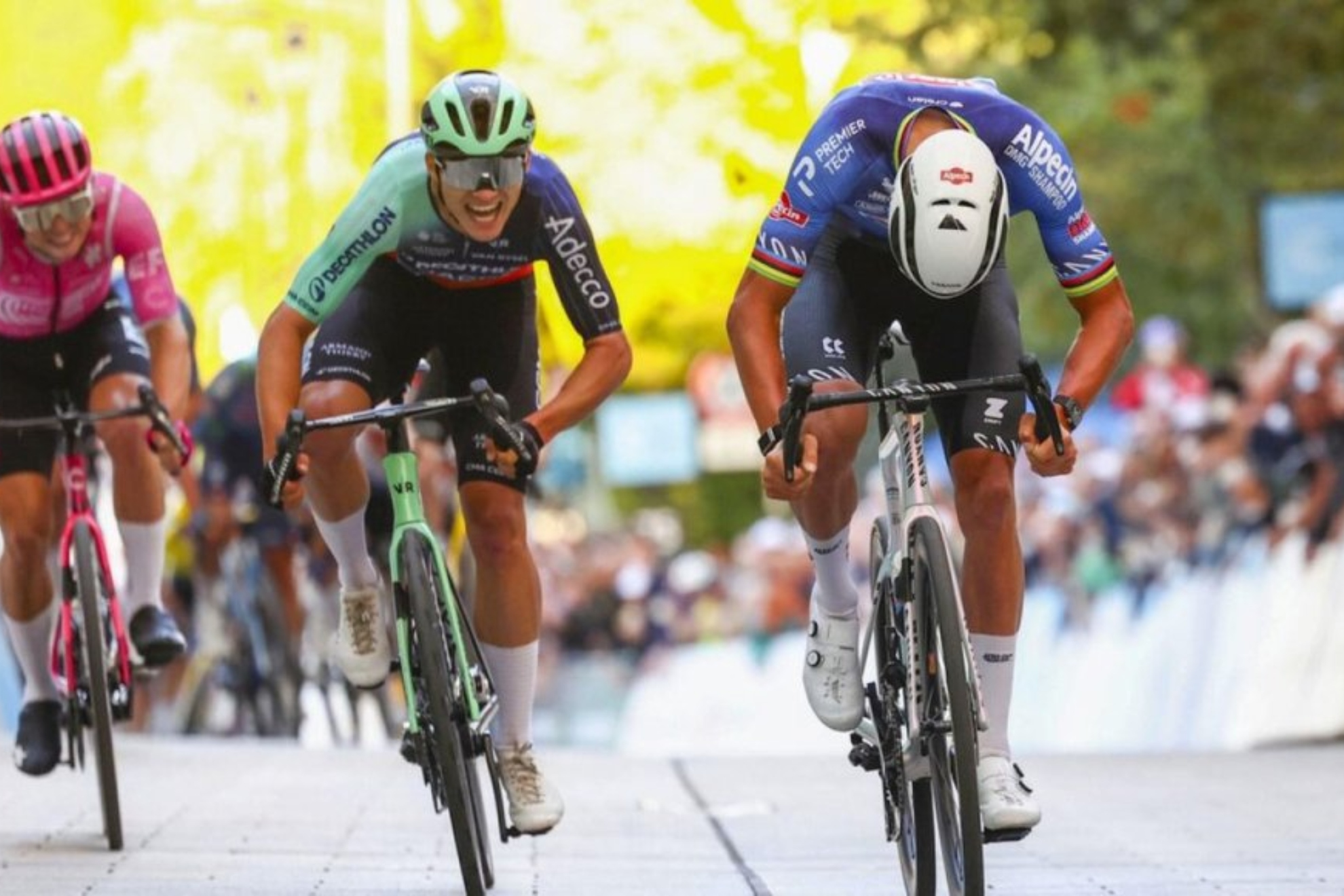 Van der Poel, en pleno éxito.