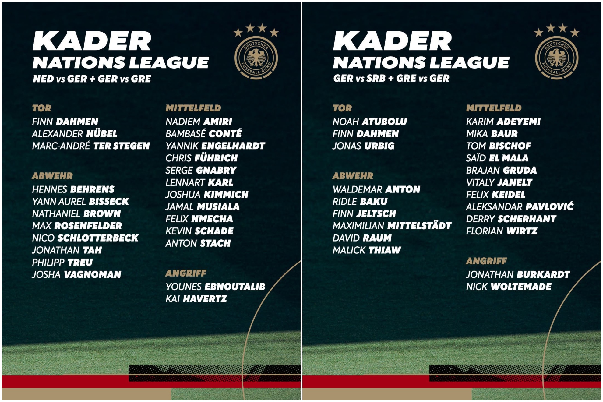 Revolución Klopp con Alemania: ¡44 jugadores y dos equipos totalmente distintos para cuatro partidos!