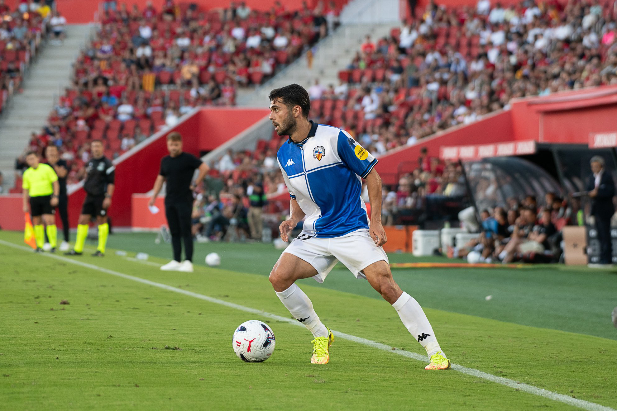 Baena, en el Mallorca-Sabadell de la pasada jornada. CE SABADELL