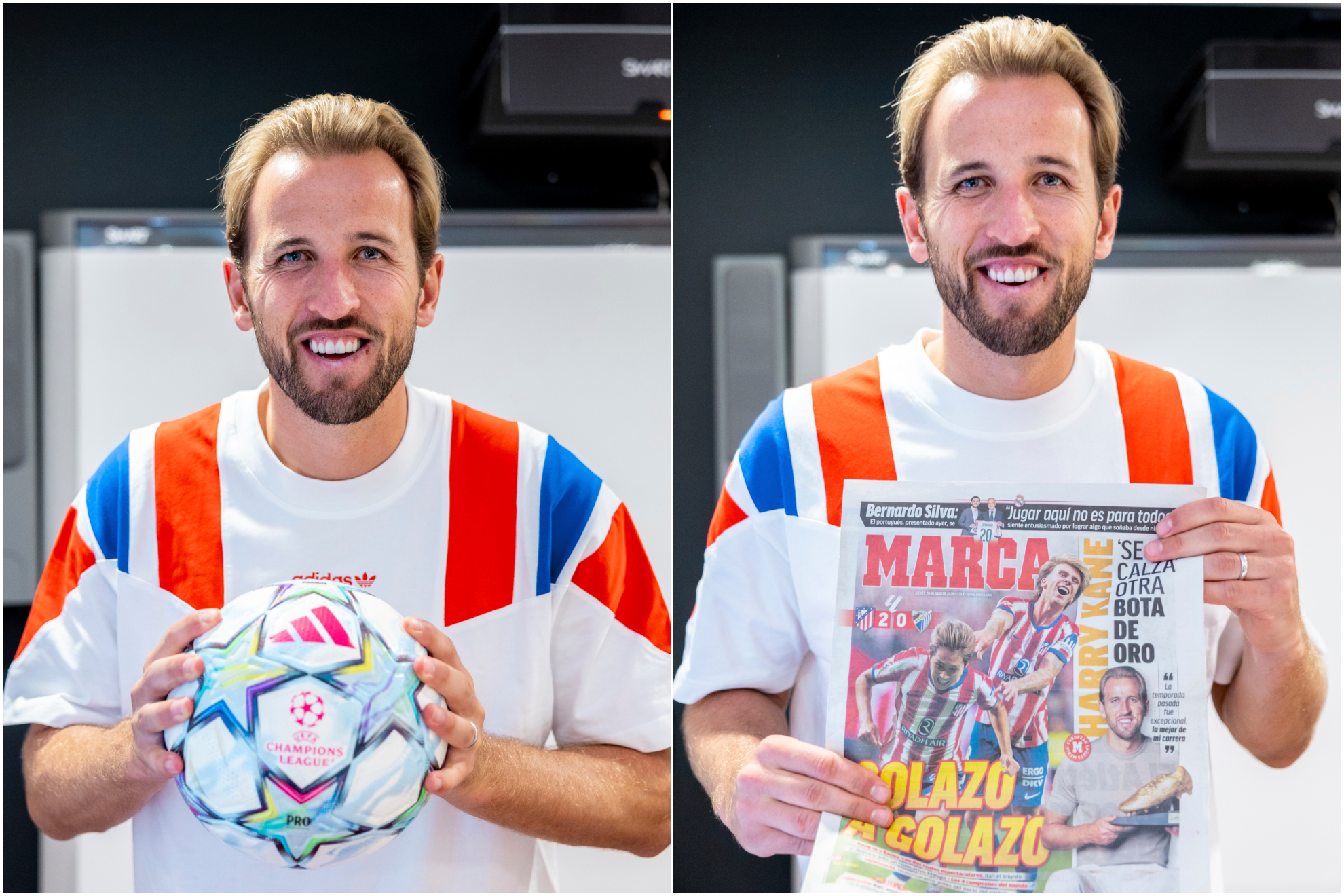 Harry Kane, en su entrevista con MARCA en Múnich. JEFERSON ACEVEDO