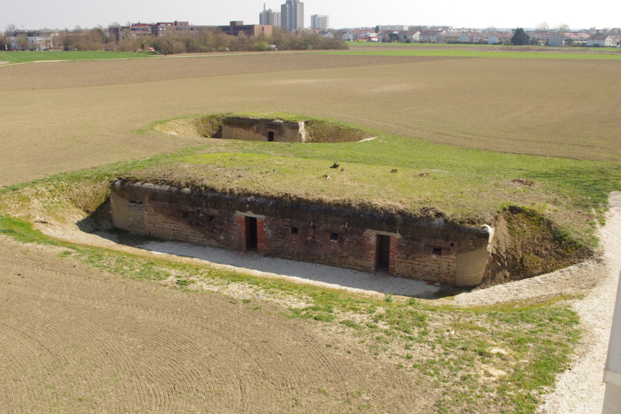 Bunker en la ciudad de Ulm en Alemania