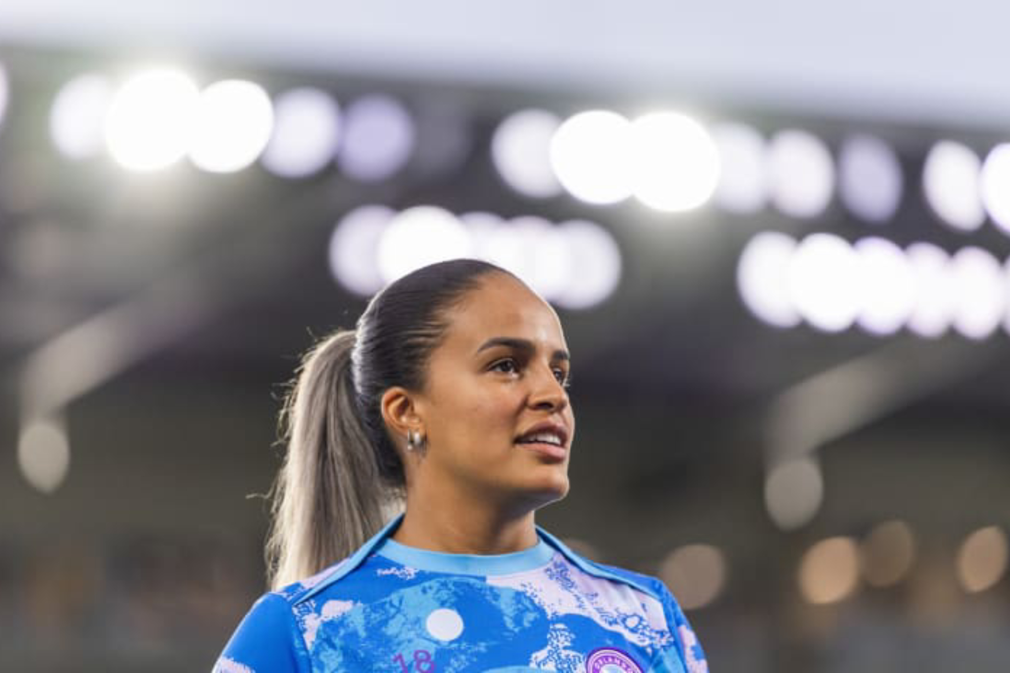 Gabi Nunes, durante un partido con Orlando Pride Orlando Pride