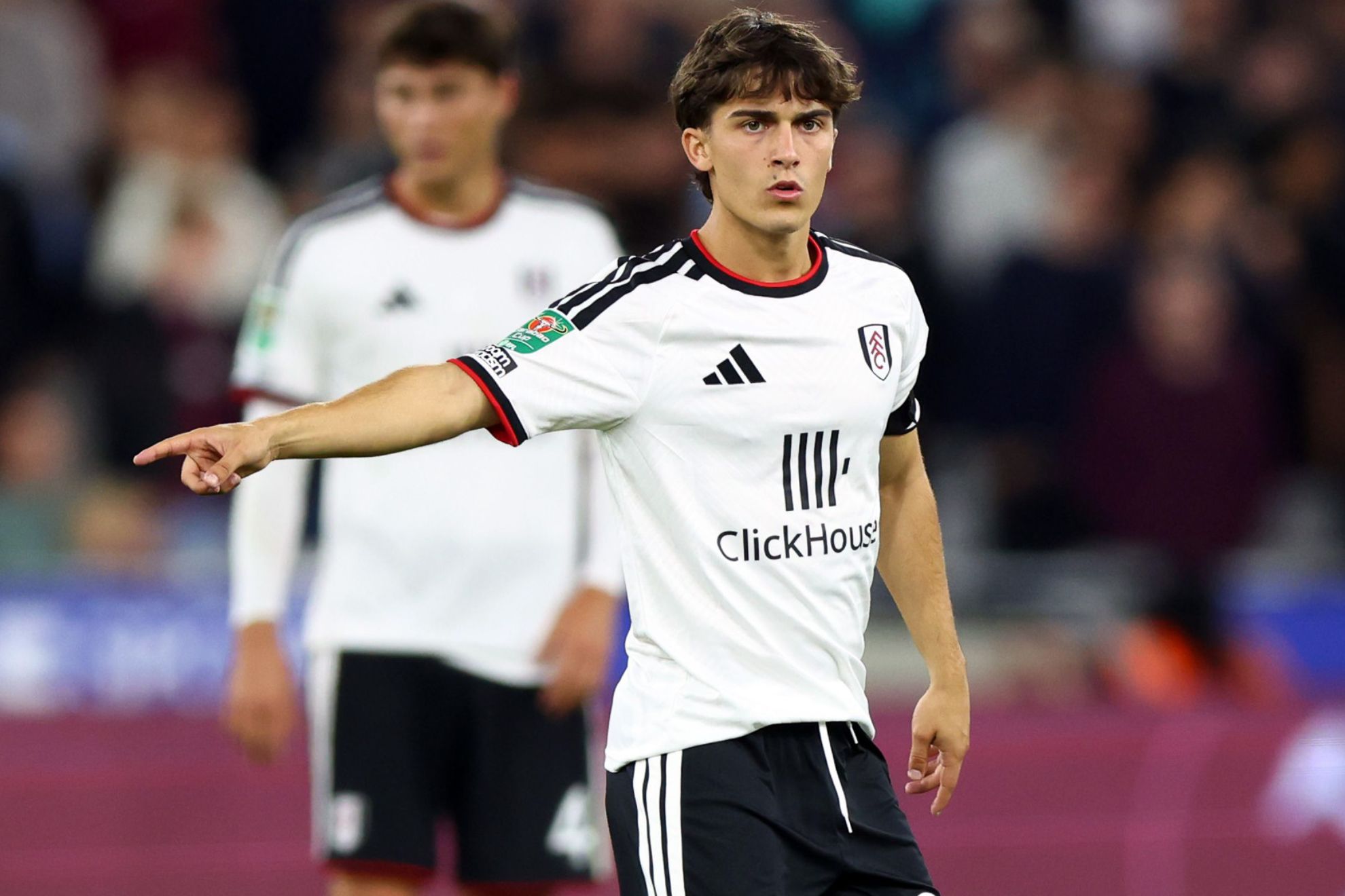 Manuel Ángel, durante su debut con el Fulham @FulhamFC