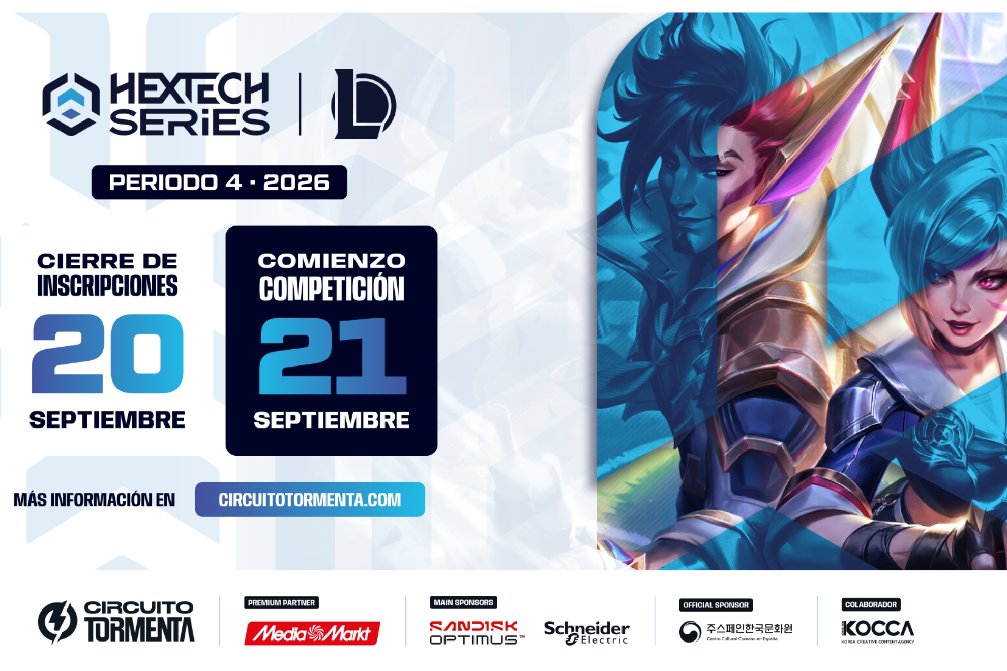 La temporada 2026 de Hextech acumula más de 3.000 jugadores