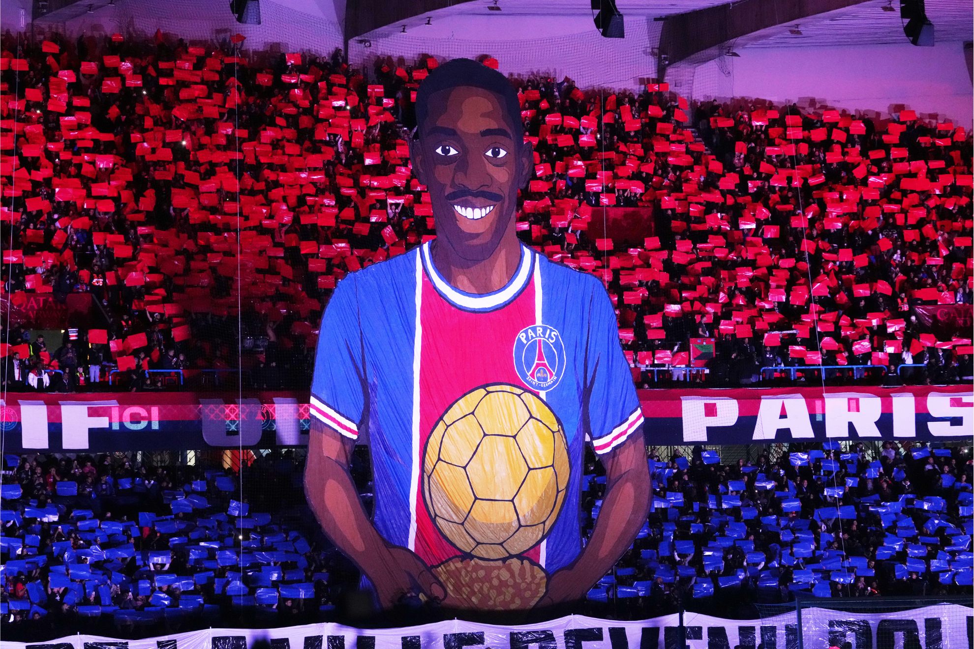 Tifo de Dembélé