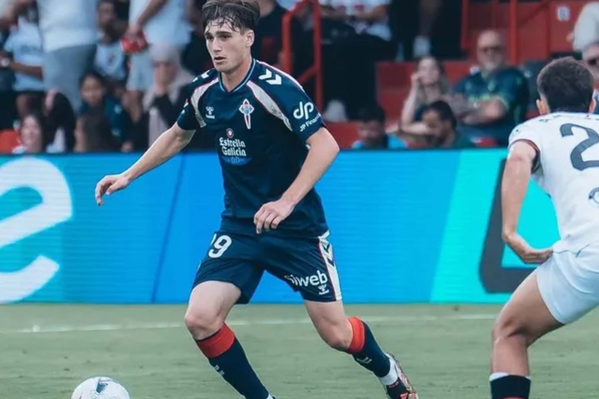 Mateo Sobral, en un partido. CELTA FORTUNA