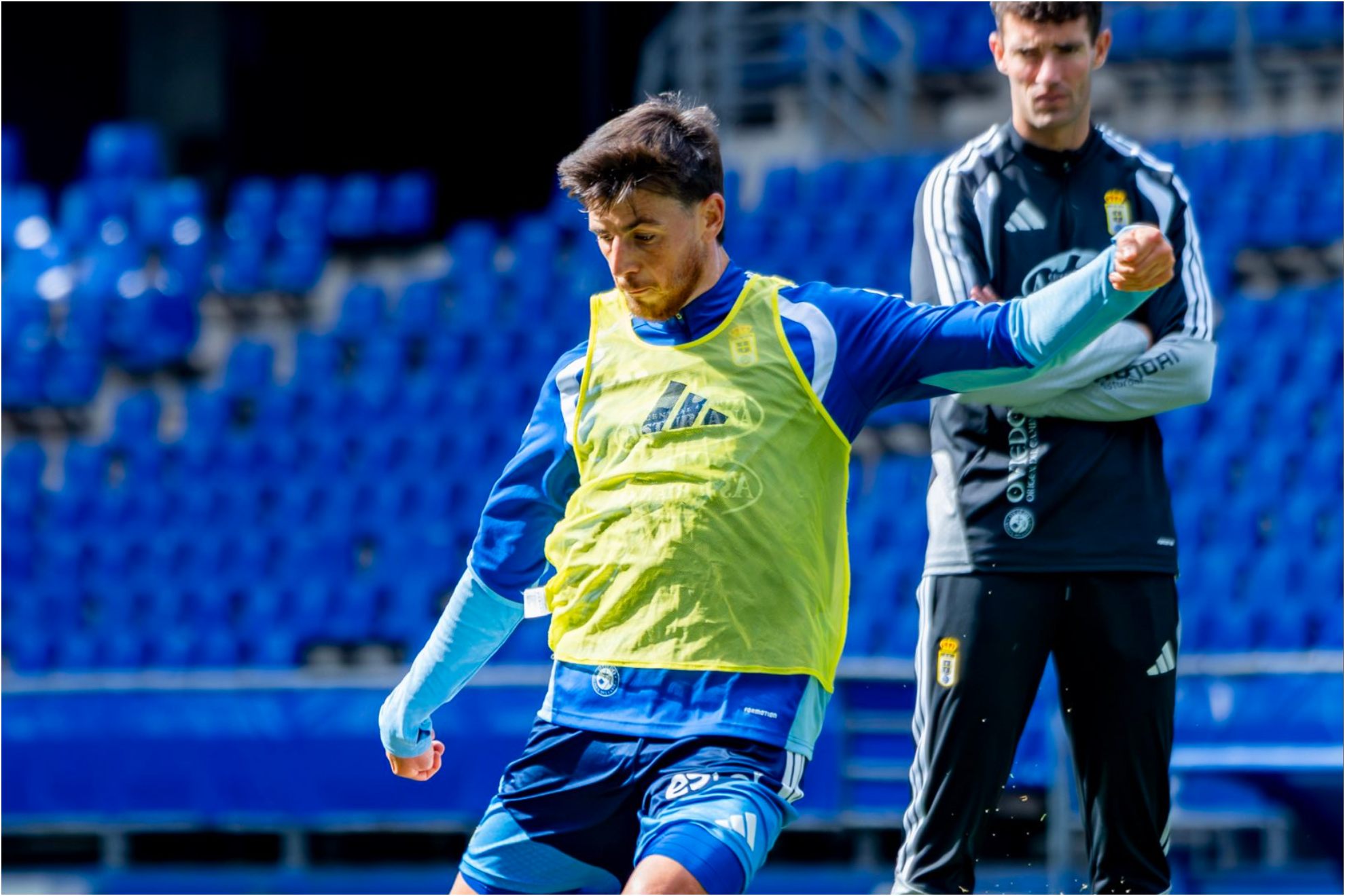 Alberto Reina, en un entrenamiento