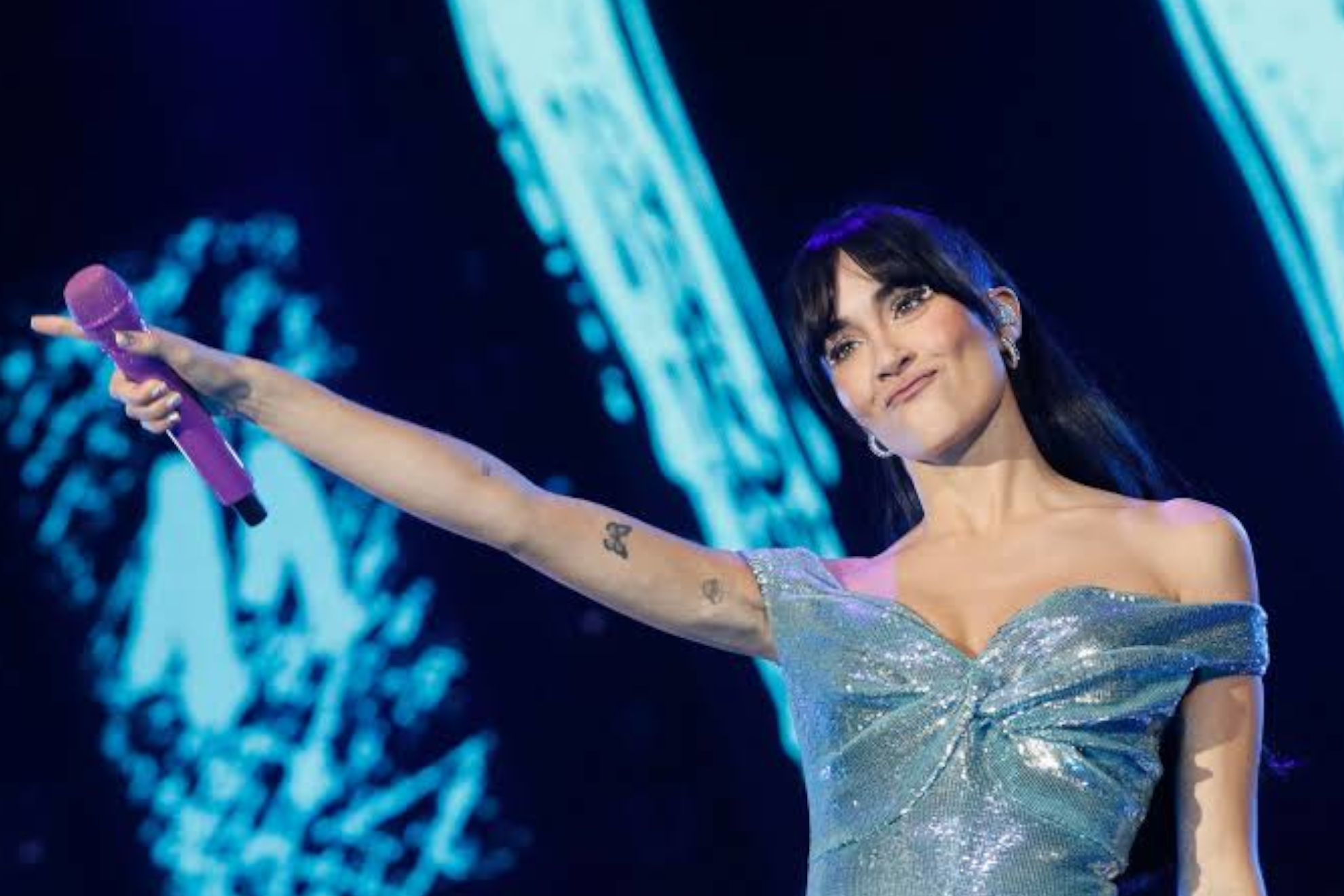 Aitana Ocaña durante uno de sus conciertos EFE