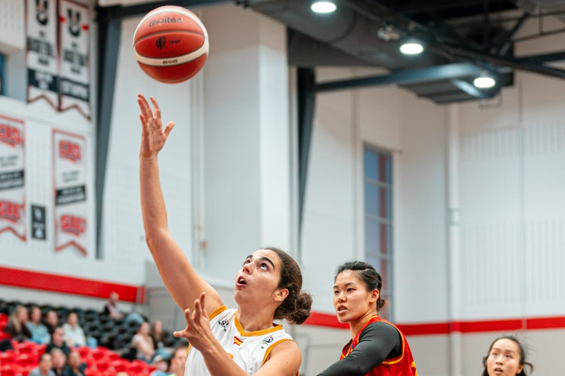 Bea Zudaire, en el partido ante China del Mundial. IBFW