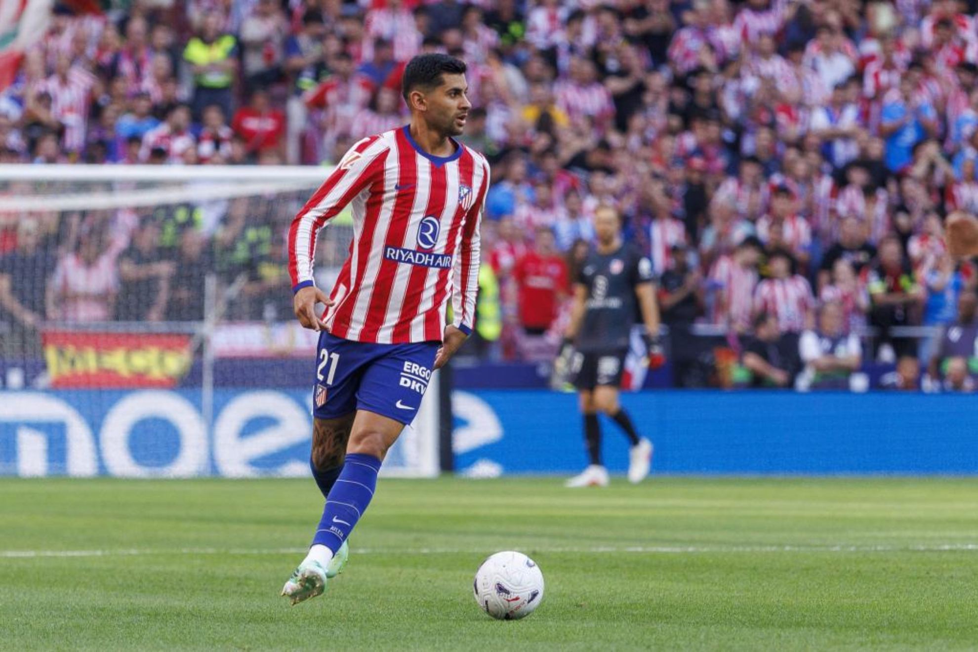 Cuti, con el Atlético.