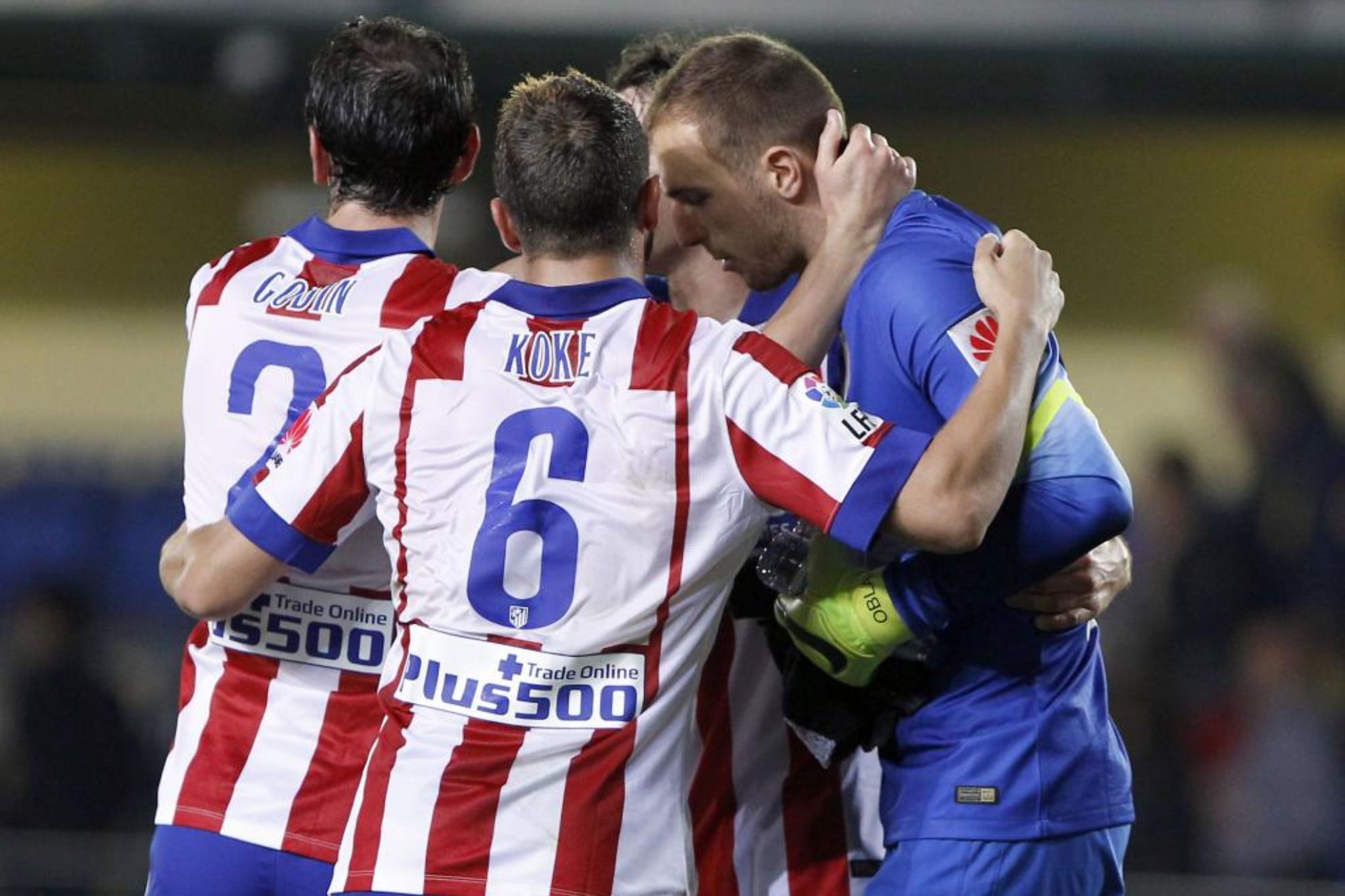 Koke y Oblak hace más de una década.
