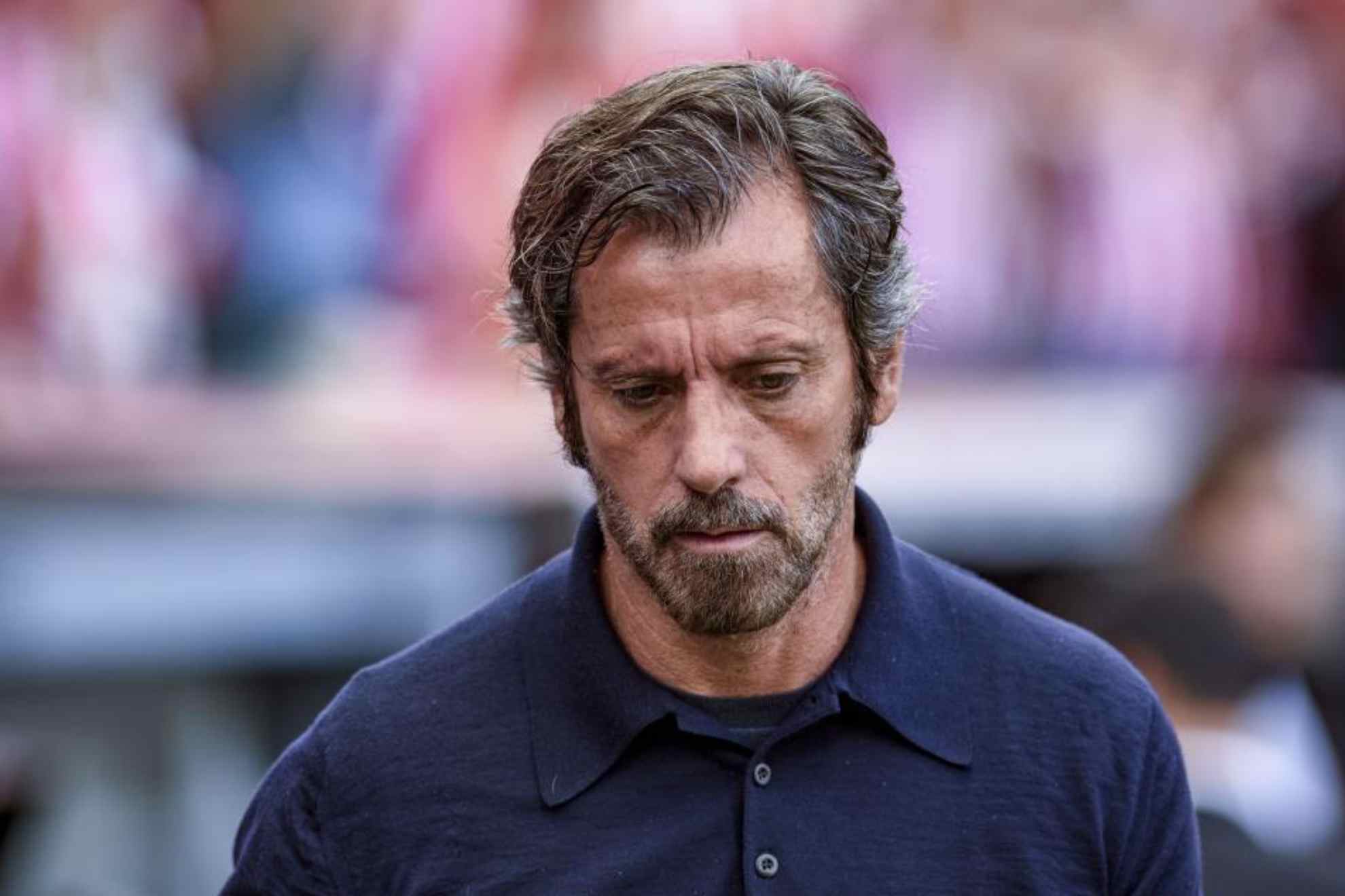 Quique Sánchez Flores, en San Mamés. EFE