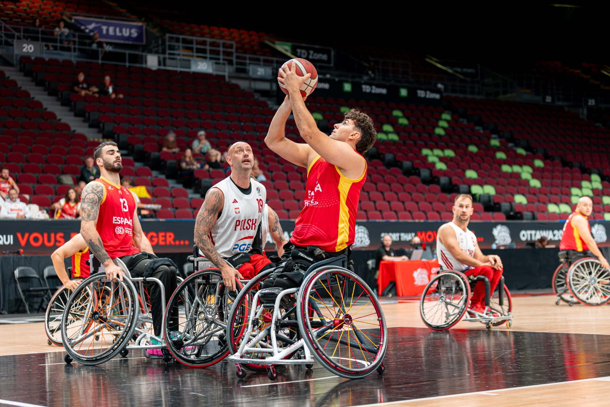 España vence a Polonia y concluye séptima el Mundial de Ottawa de baloncesto paralímpico. IWBF