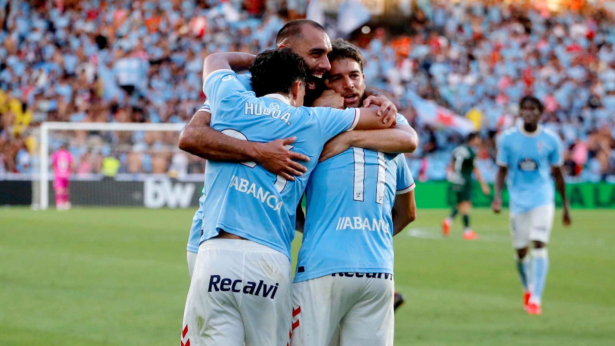 Gol de Pablo Durán (4-0) en el Celta 5-0 Racing