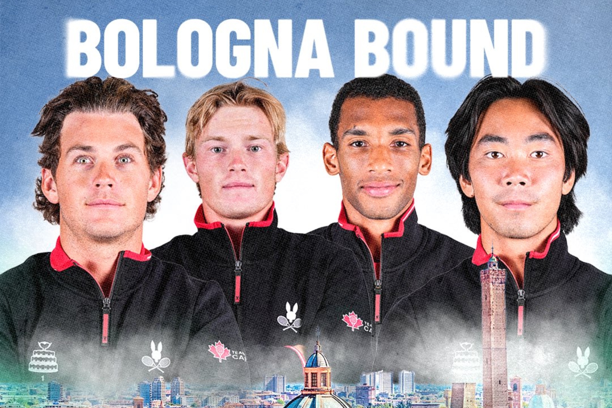 El equipo canadiense que se clasificó para Bolonia.