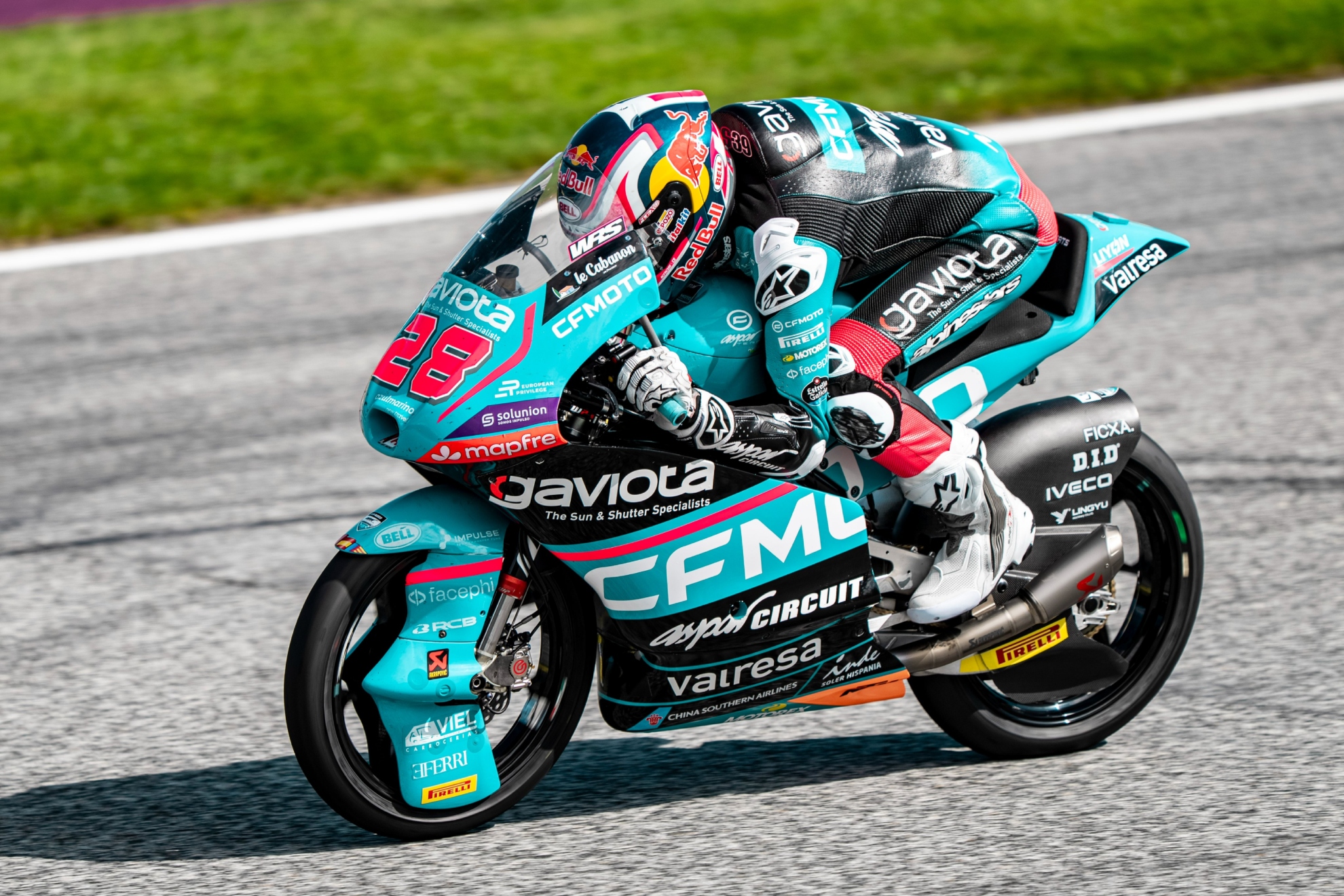 Máximo Quiles, en Austria. ASPAR TEAM