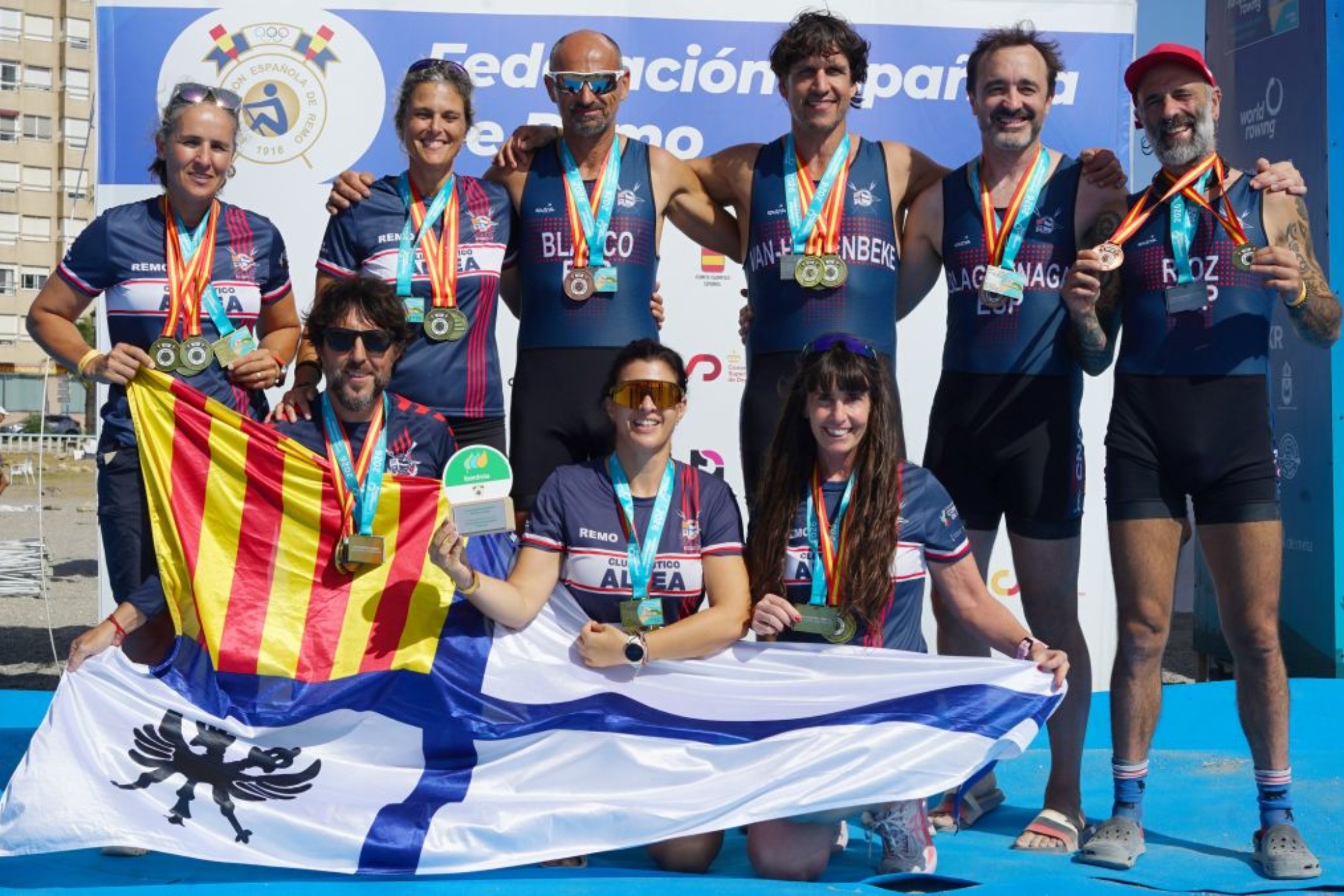 Club Náutico Altea, campeón de España. Federación Española de Remo