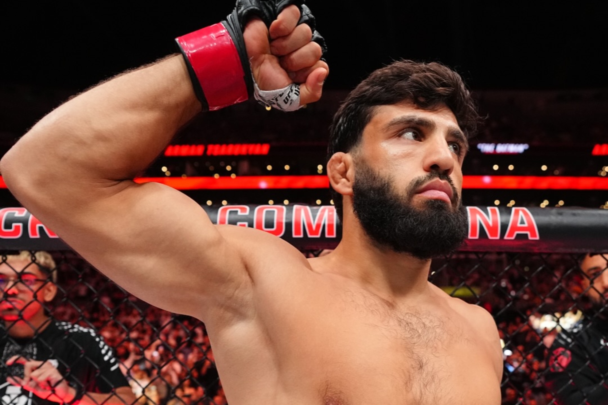 Arman Tsarukyan en el UFC 331. UFC.