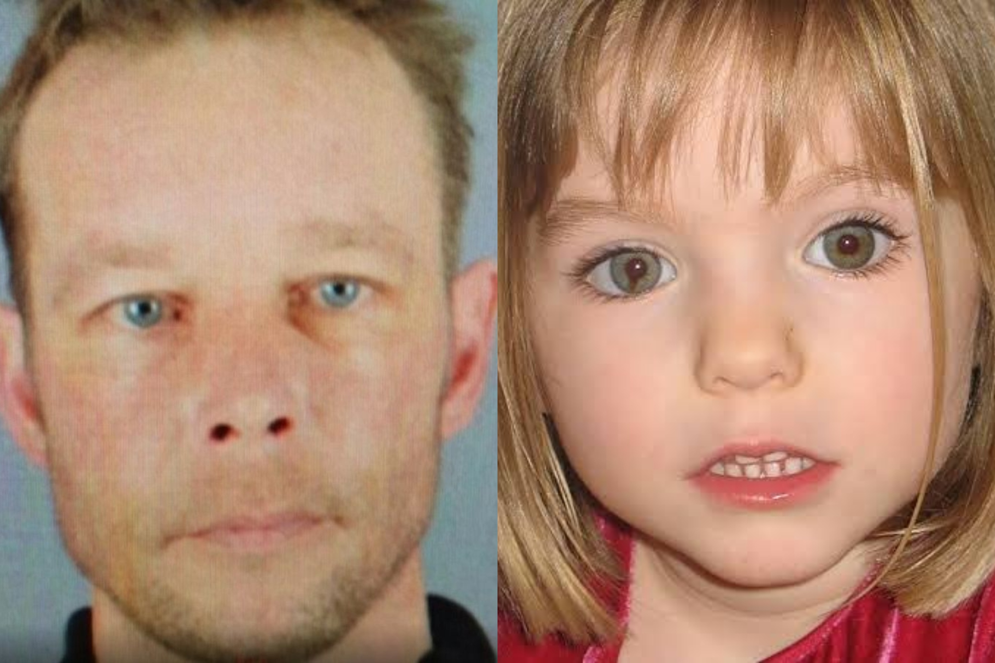 Christian Brueckner y Madeleine McCann.