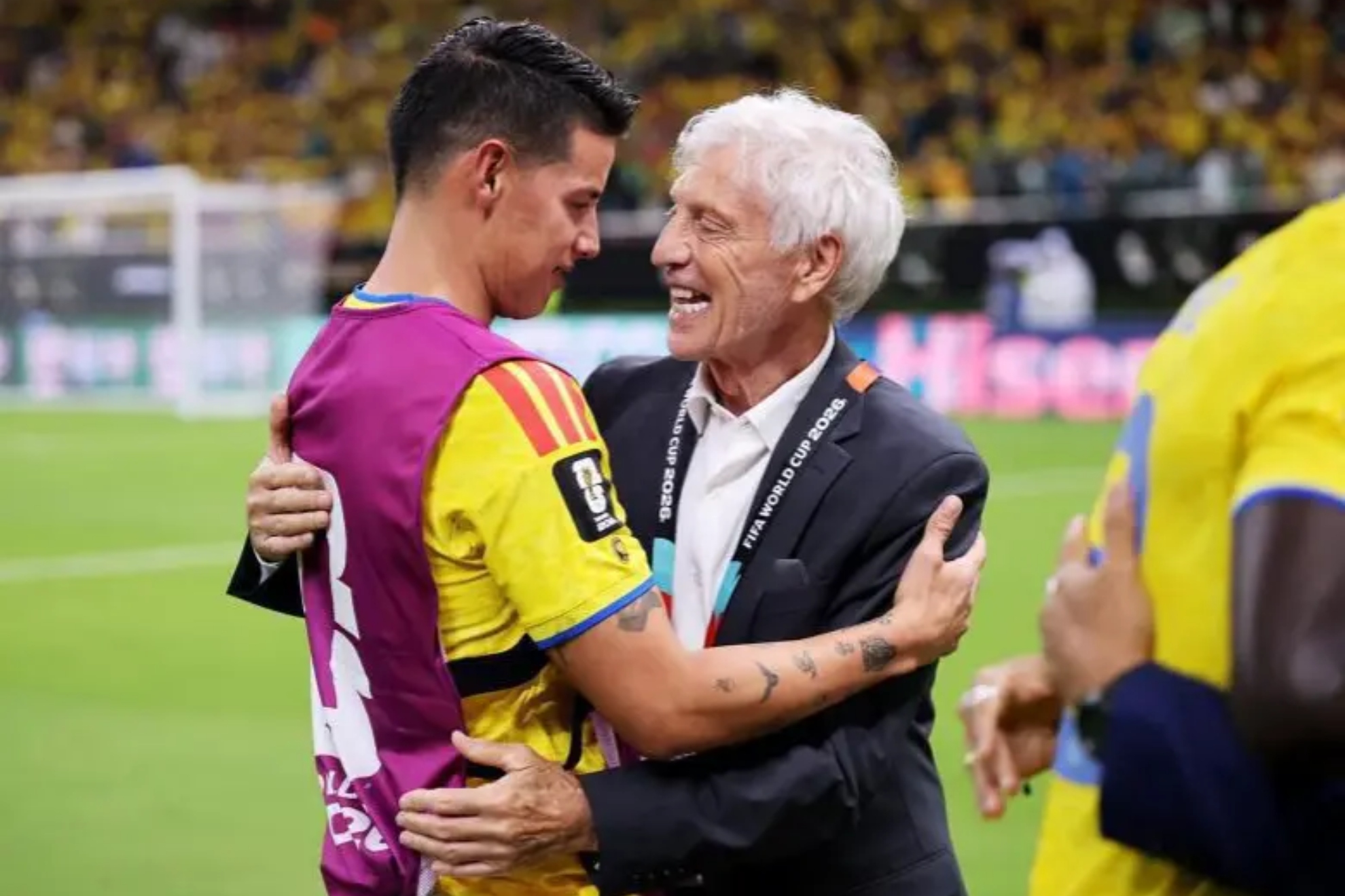 José Pékerman habla sobre el fichaje de James Rodríguez en Atlético Nacional.