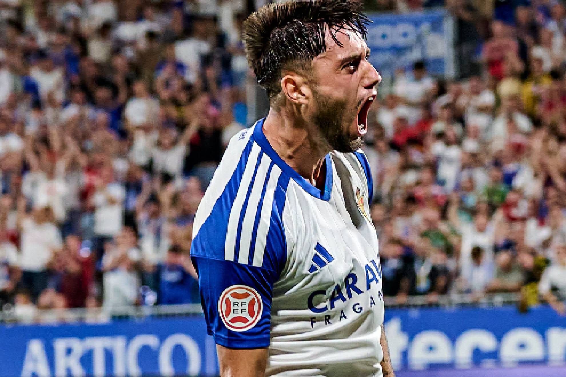 Jaume Jardí marcó de cabeza para dar el triunfo al Real Zaragoza