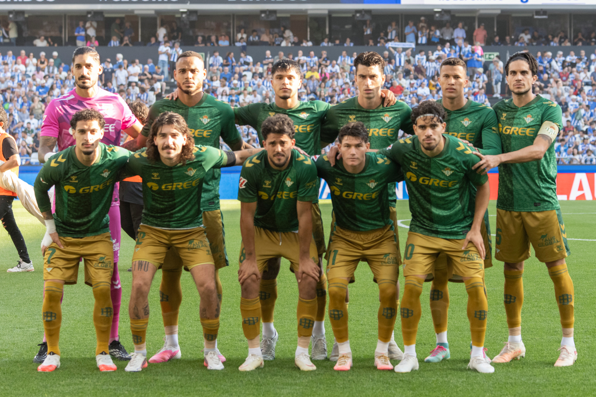 Once titular del Betis en Riazor REAL BETIS