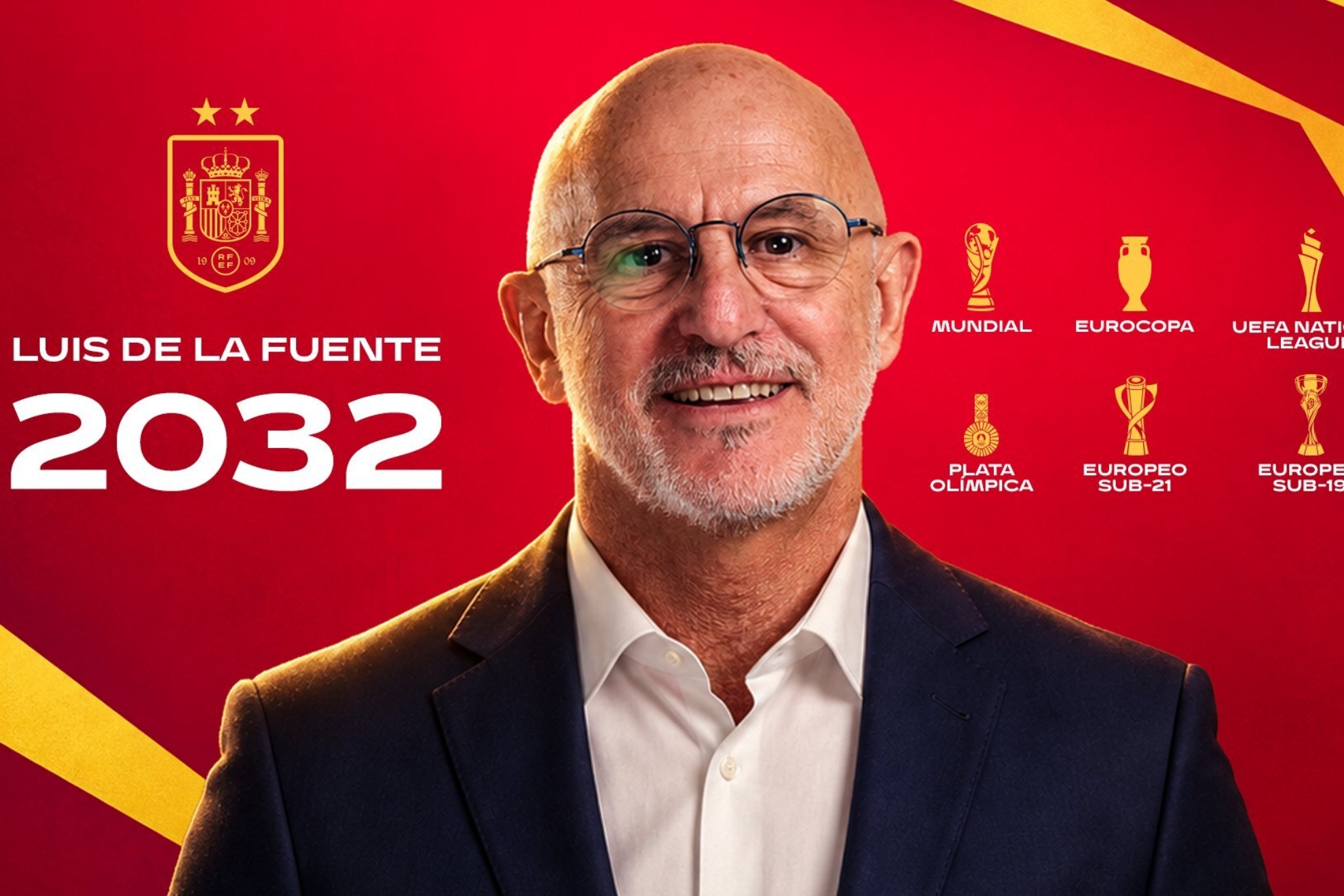 Luis de la Fuente, renovado hasta 2032.