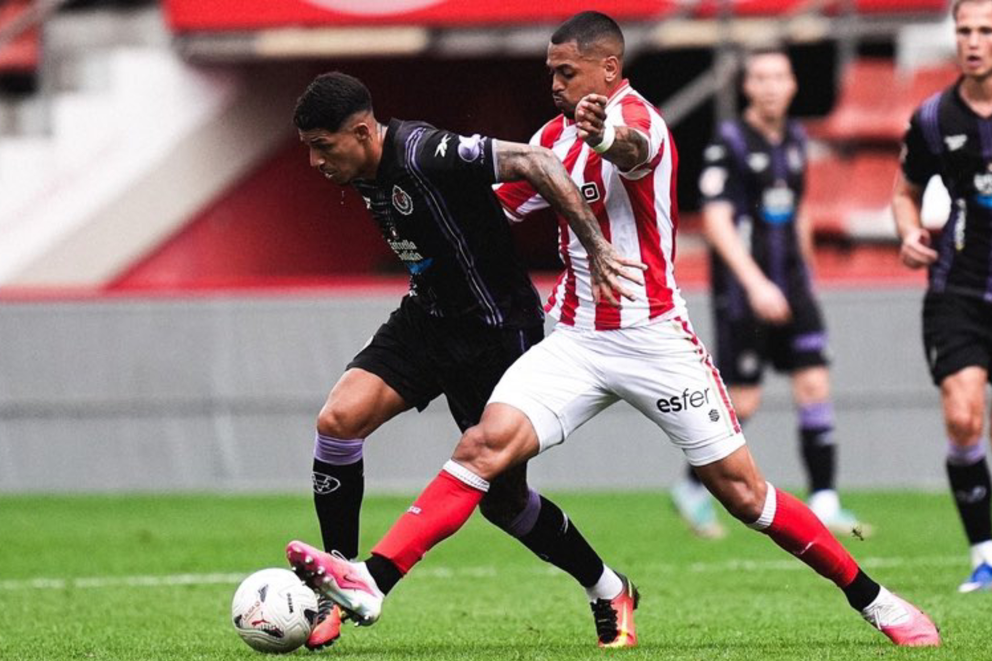 Marcos André, en un partido con el Real Valladolid. REAL VALLADOLID