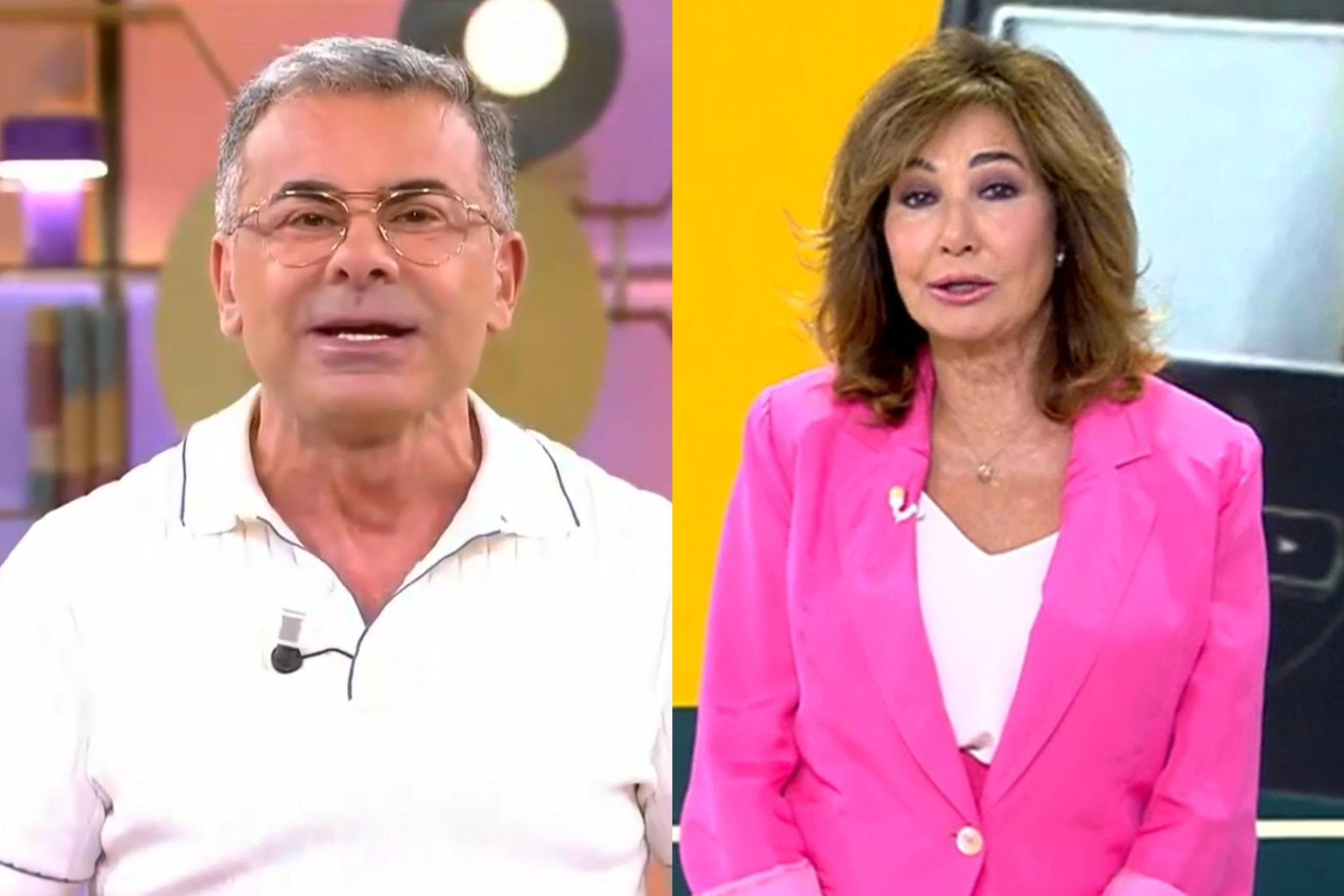 Jorge Javier Vázquez, izquierda, Ana Rosa Quitana, derecha