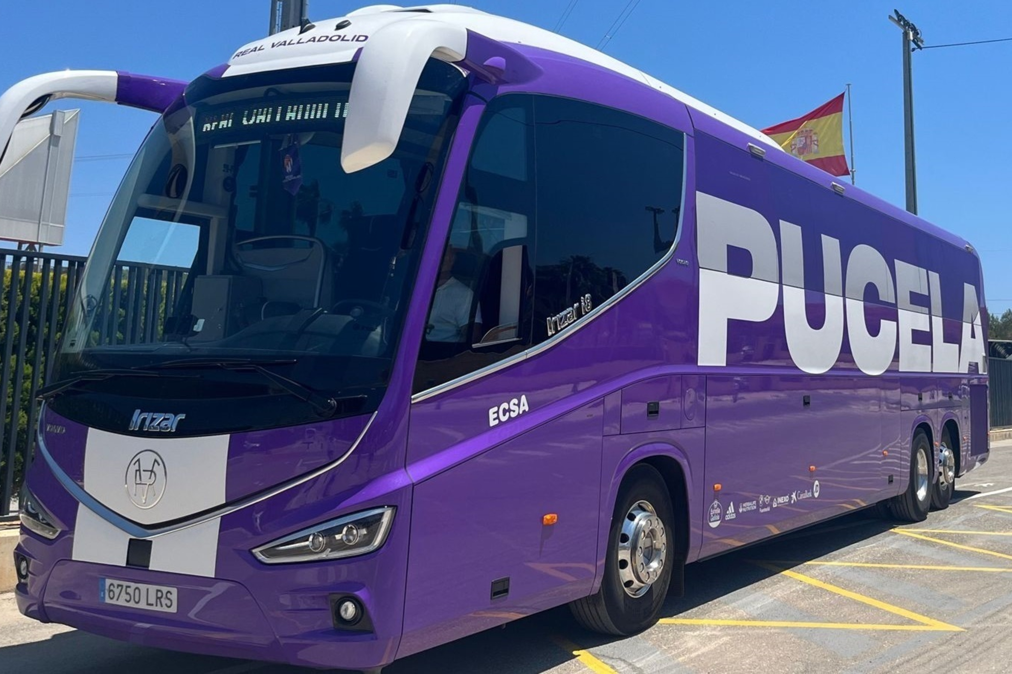 El autobús del Real Valladolid