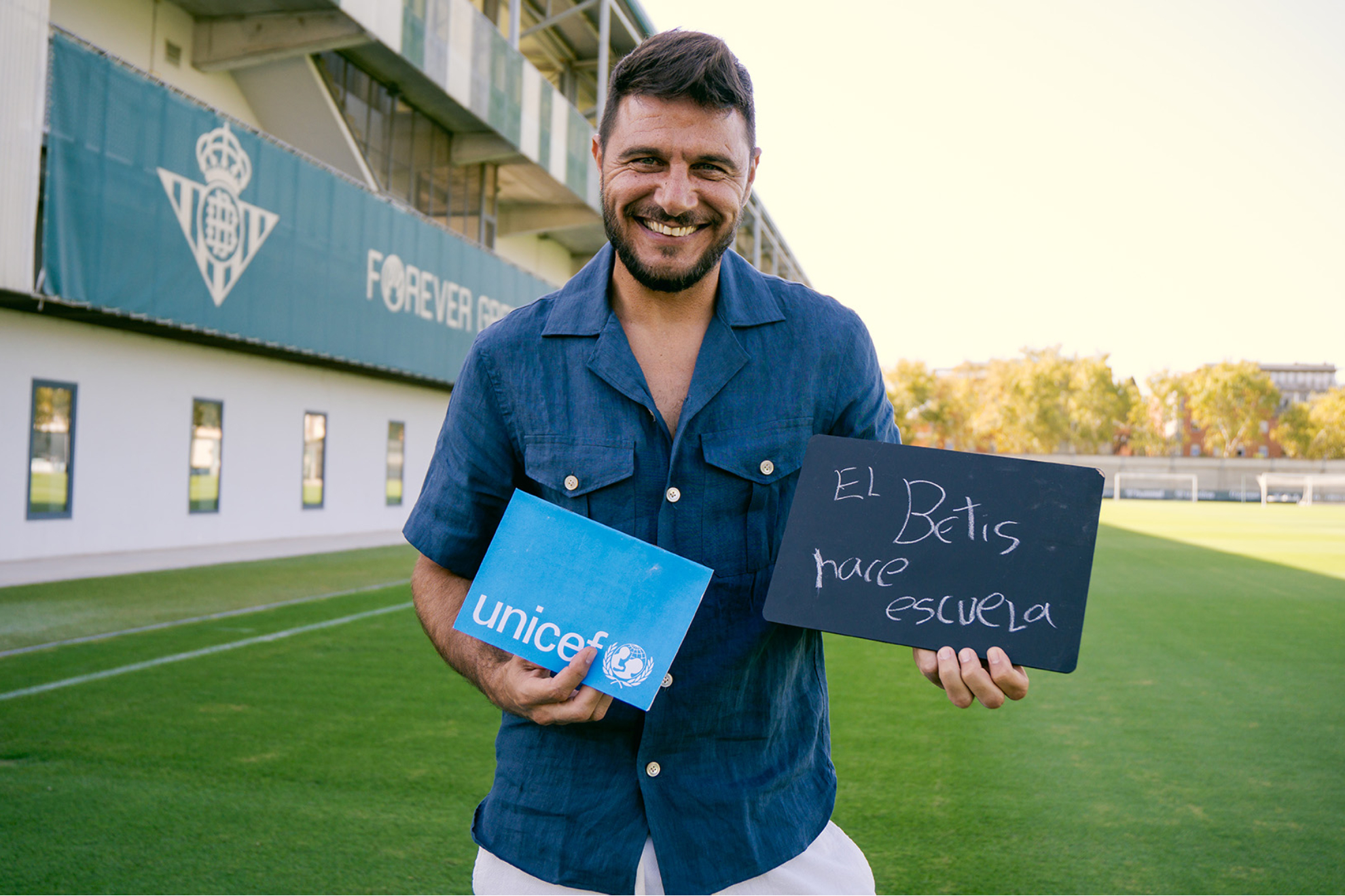 Joaquín, uno de los protagonistas de la campaña REAL BETIS