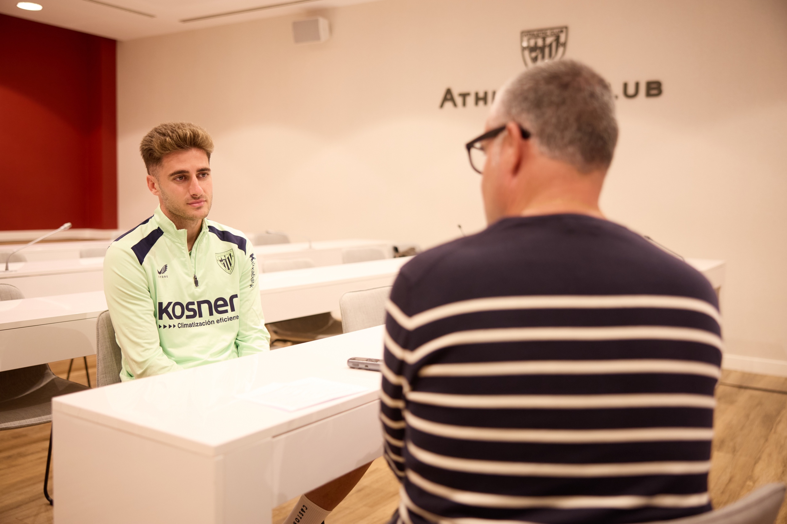 El futbolista está muy a gusto en el Athletic.