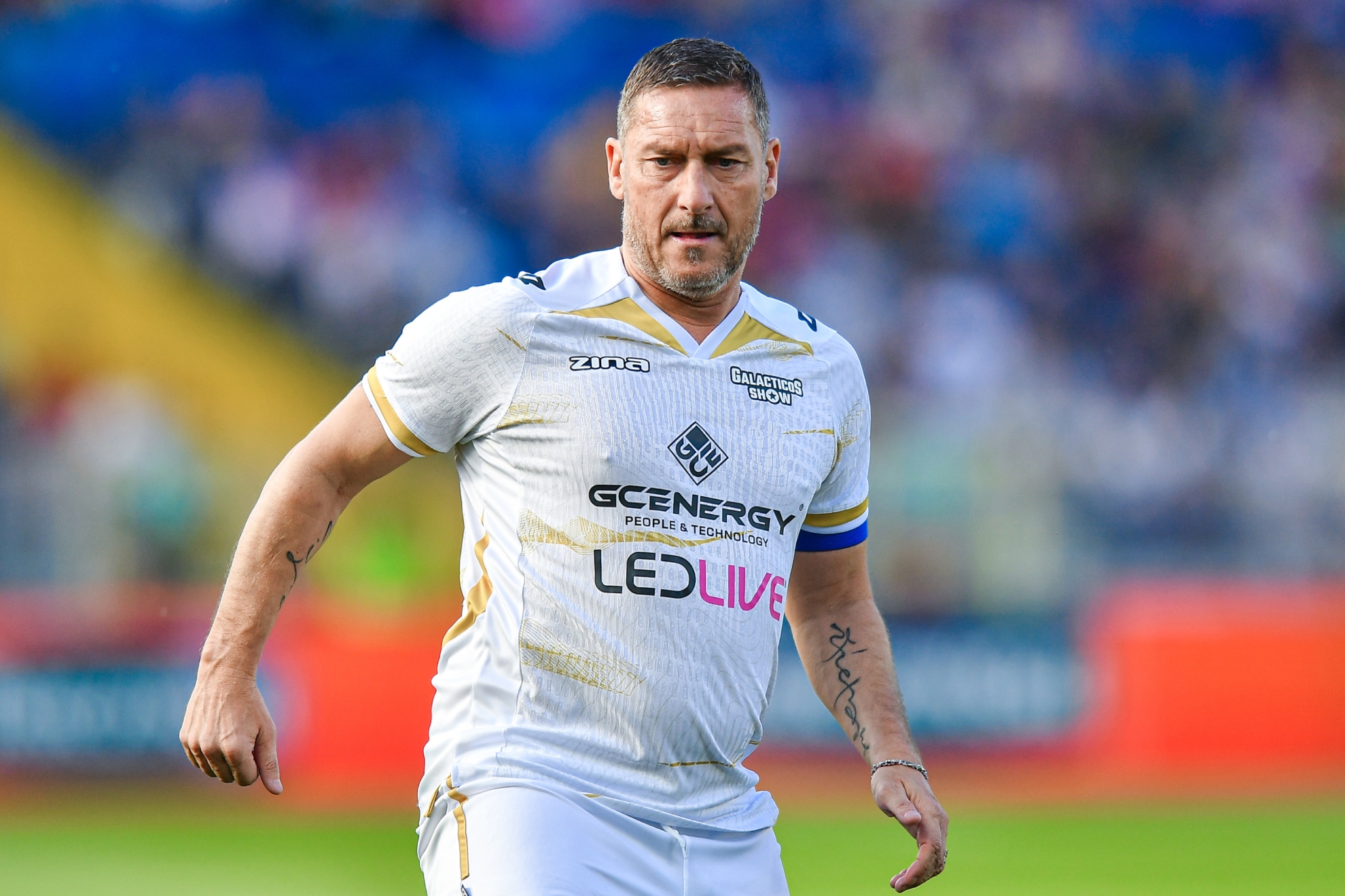 Totti, en un partido de leyendas el pasado mes de abril. GETTY