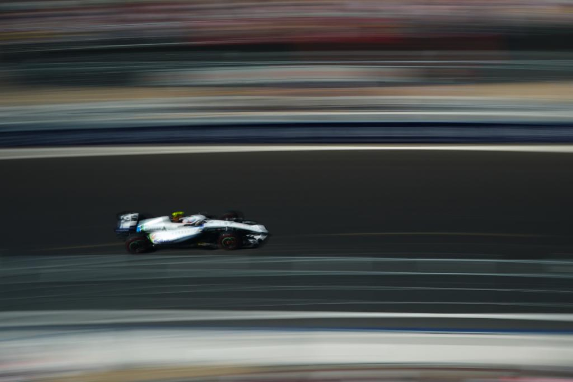 El Williams de Sainz, en Madrid.