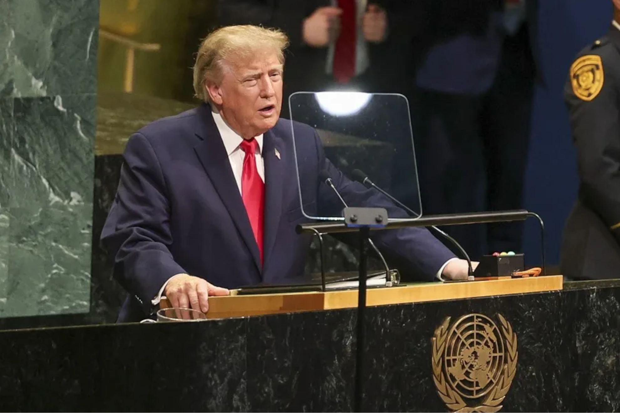 Donald Trump, en la Asamblea General de la ONU EFE