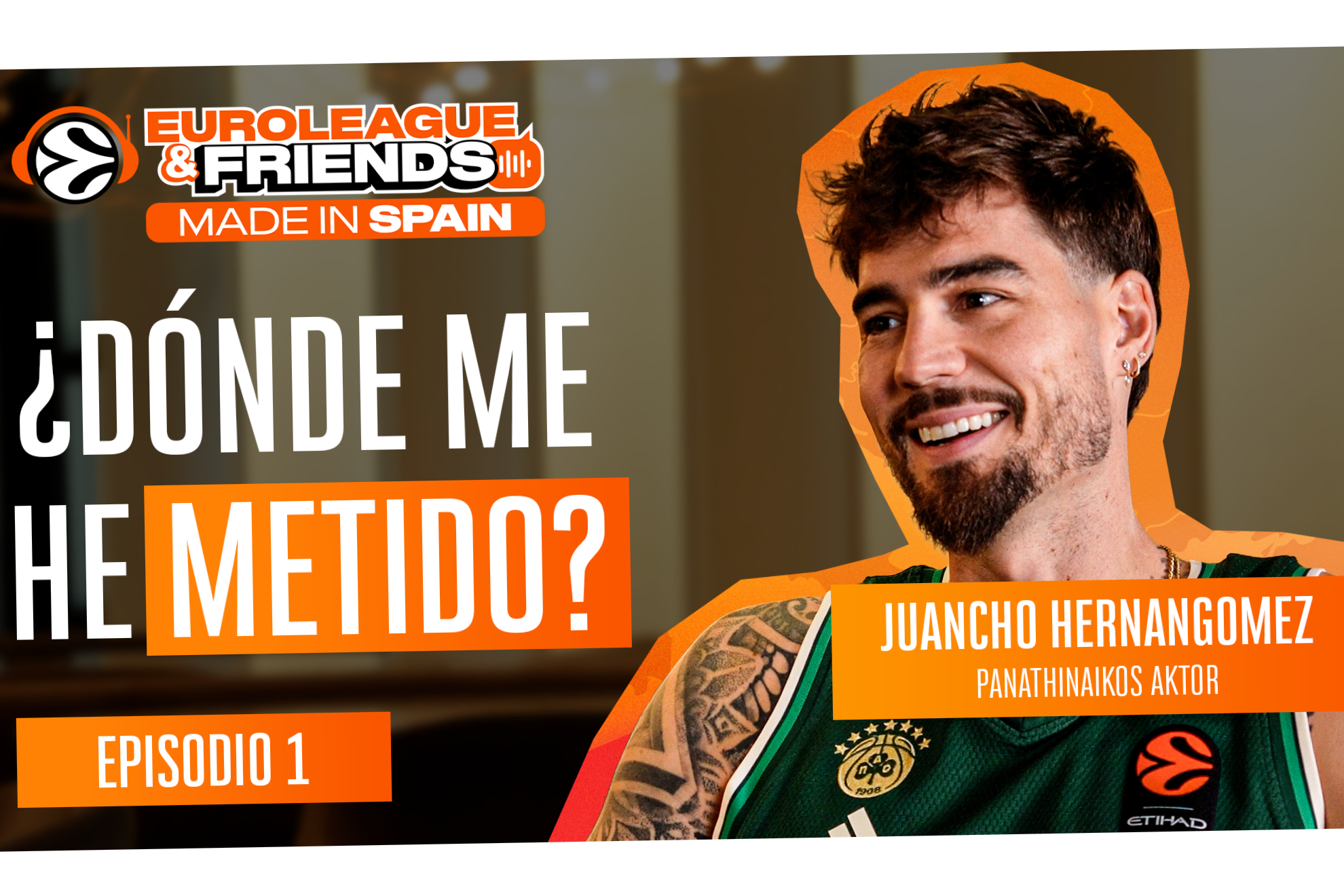 Juancho Hernangómez en el podcast de la Euroliga.